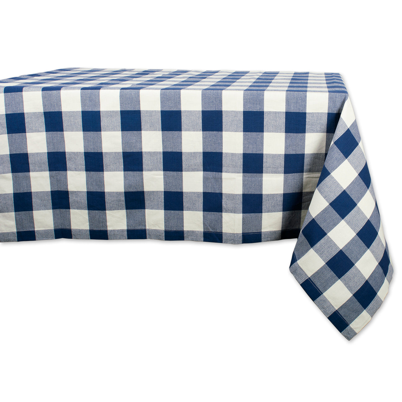 Navy Noveau Table cloth check - 8seater