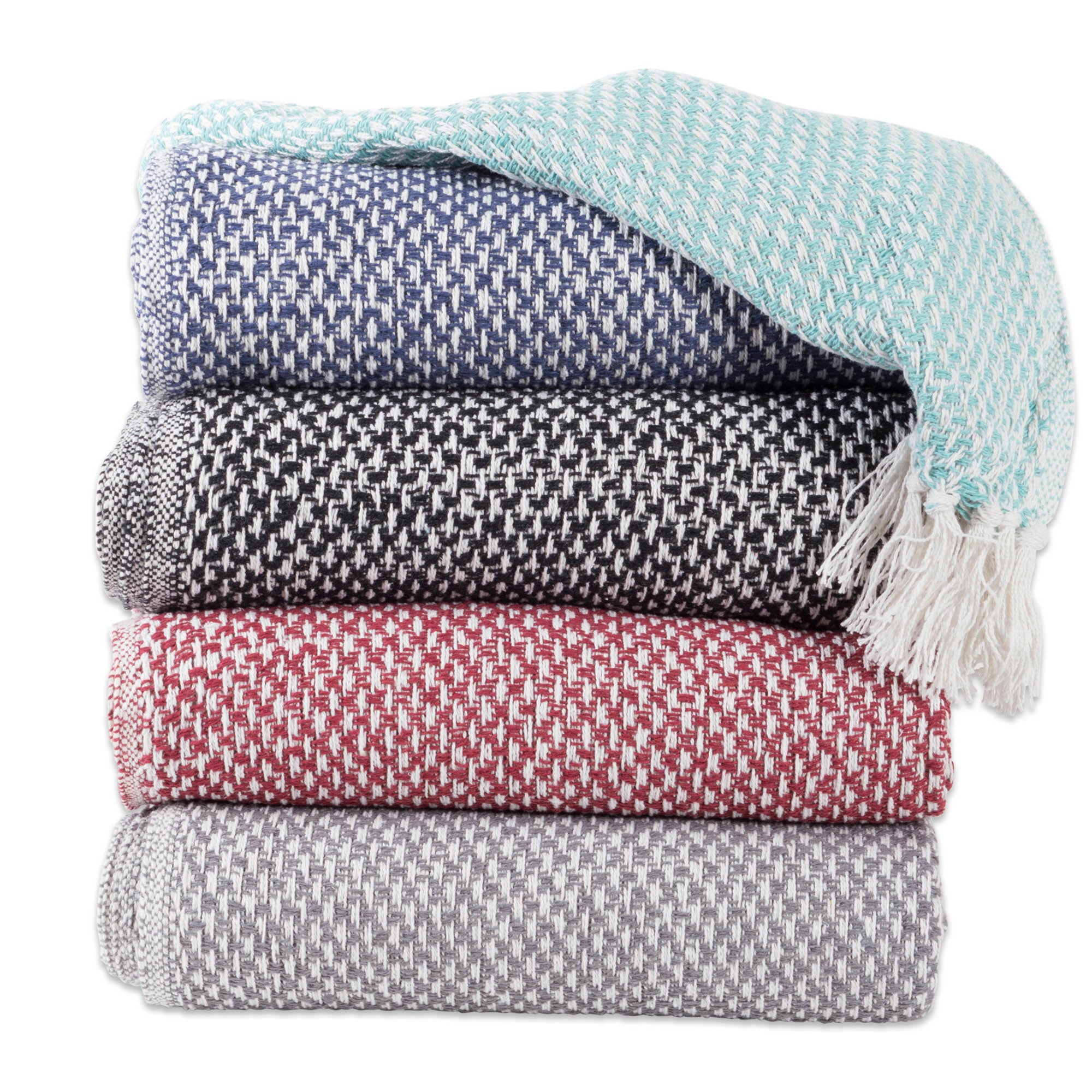 Nautical Blue Woven Throw
