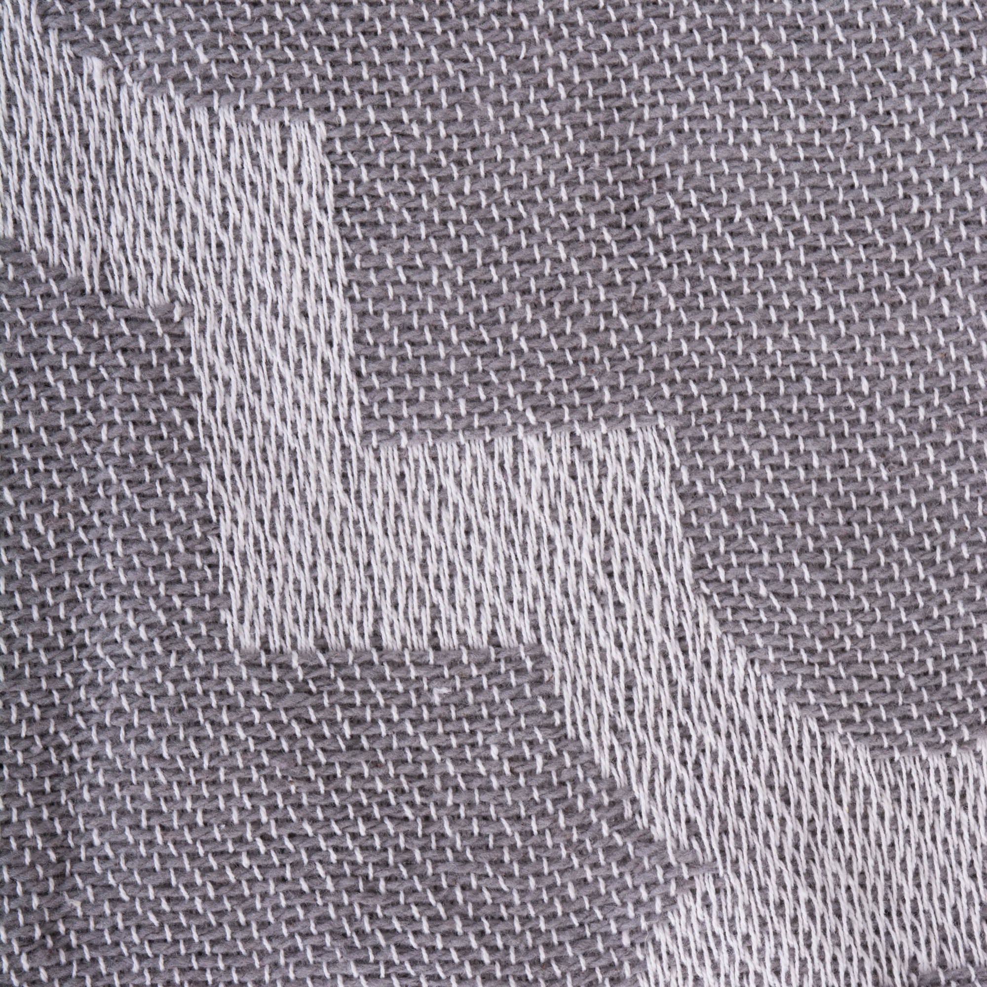 Gray Lattice Throw