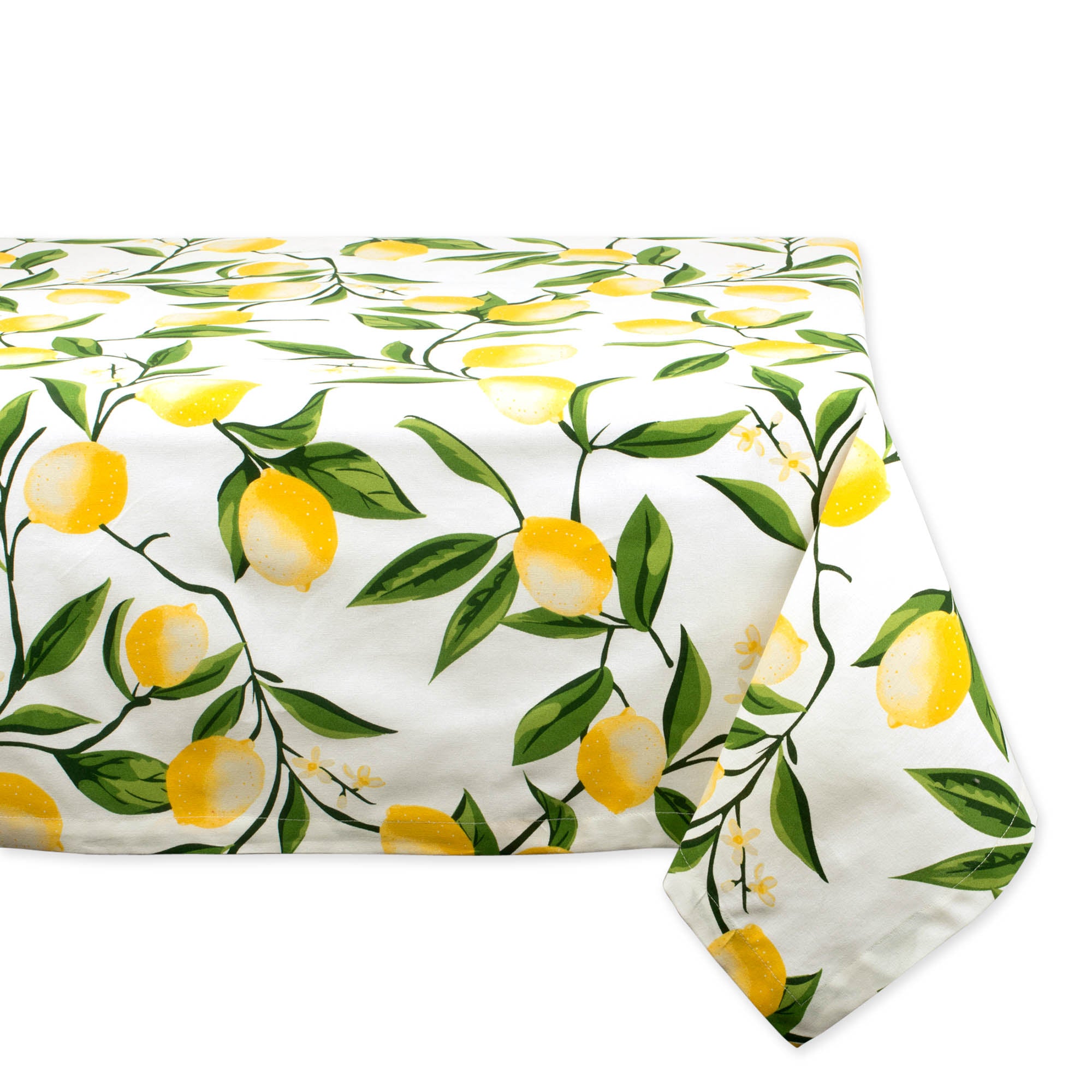 DII Lemon Bliss Print Cotton Tablecloth