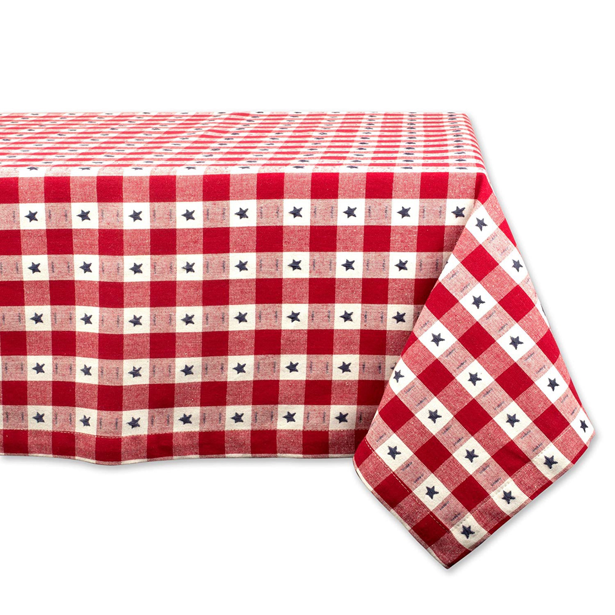 Star Check Tablecloth