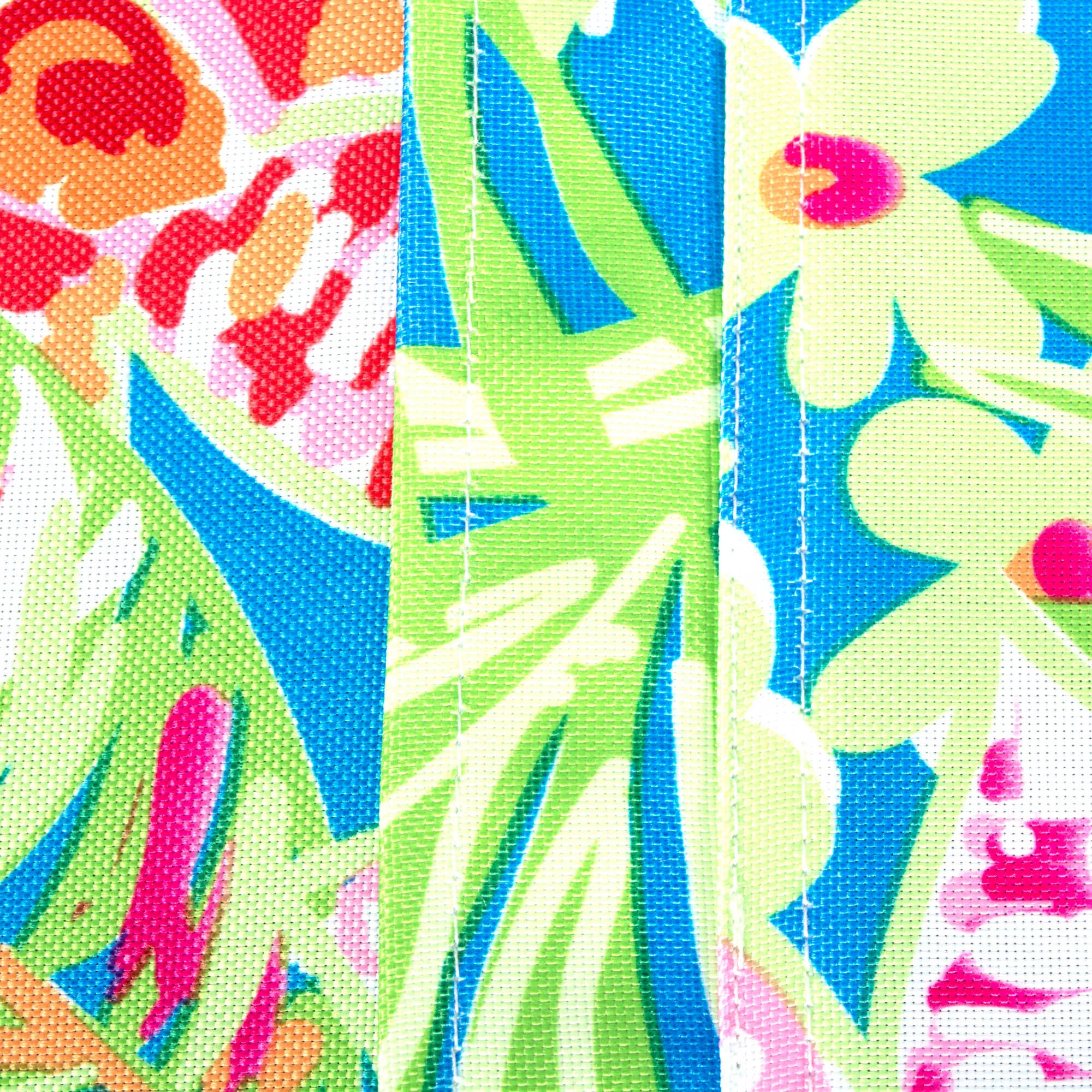 Summer Floral Outdoor Round Tablecloth With Zipper