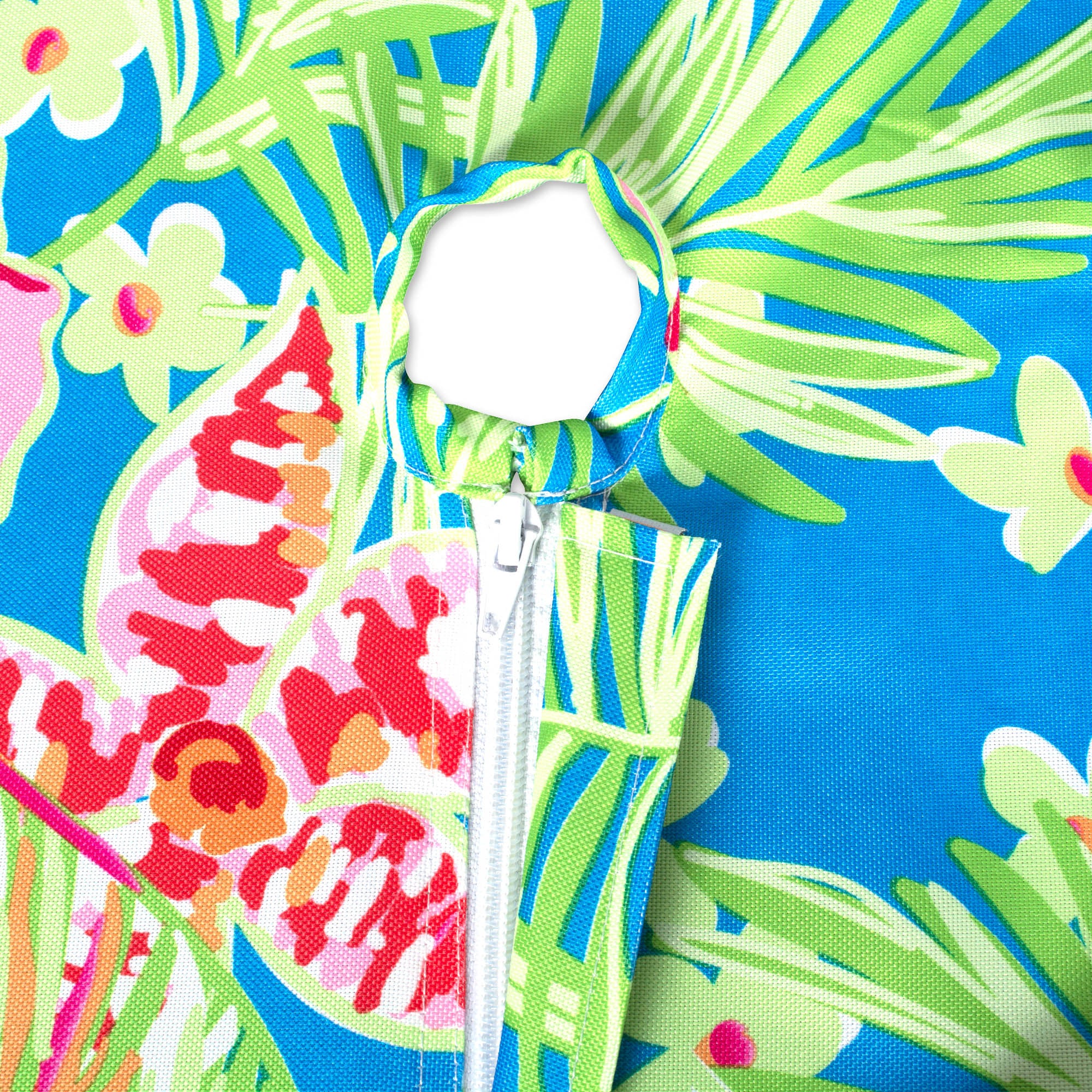 Summer Floral Outdoor Round Tablecloth With Zipper