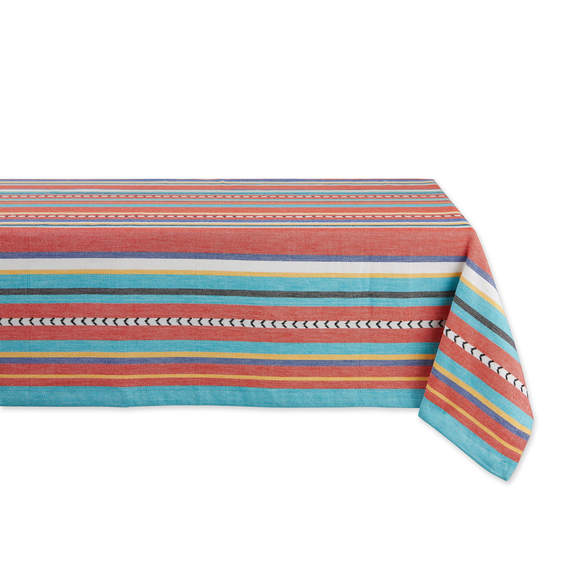 Verano Stripe Dobby Cotton Tablecloth