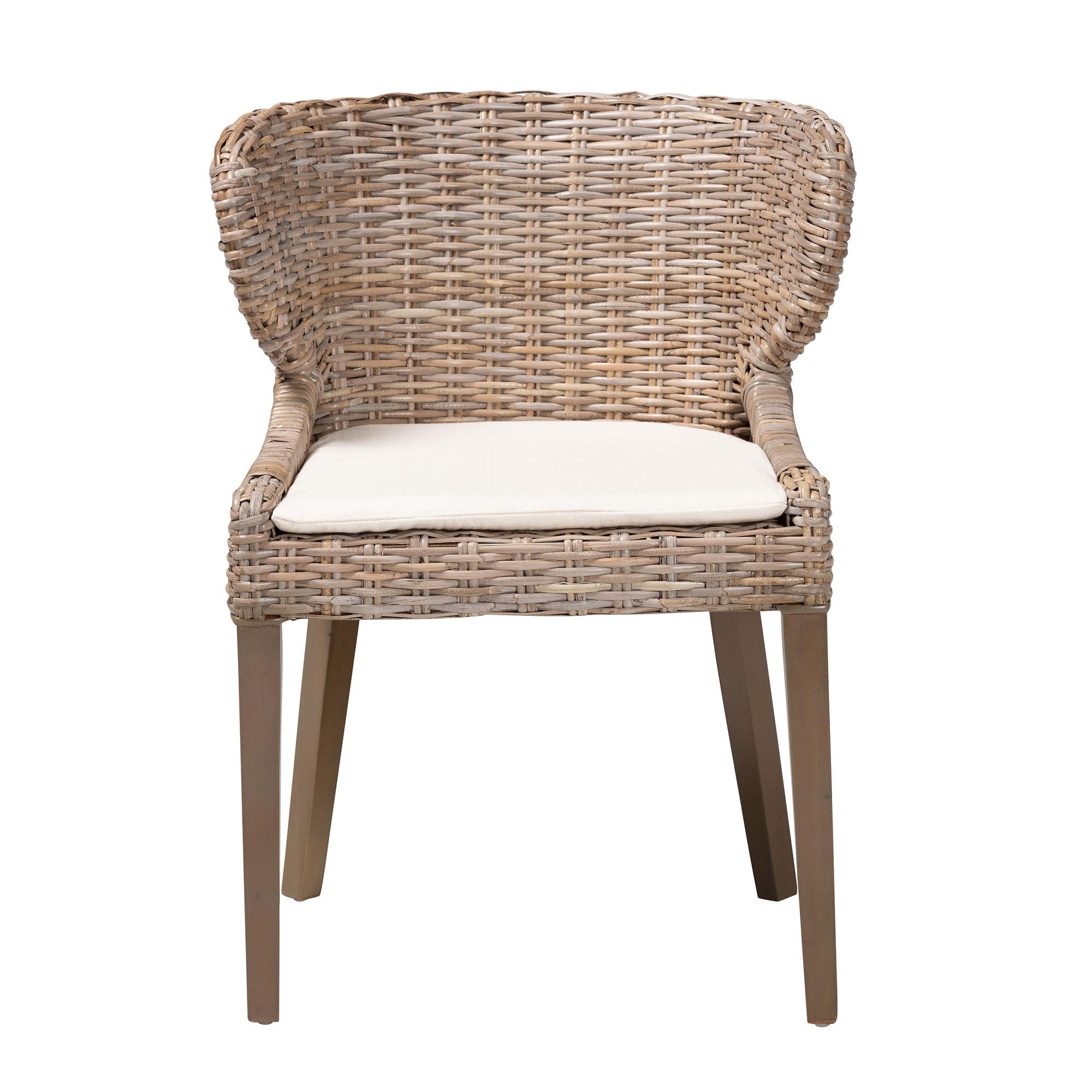 Flynn Rattan and Wood Dining Chair