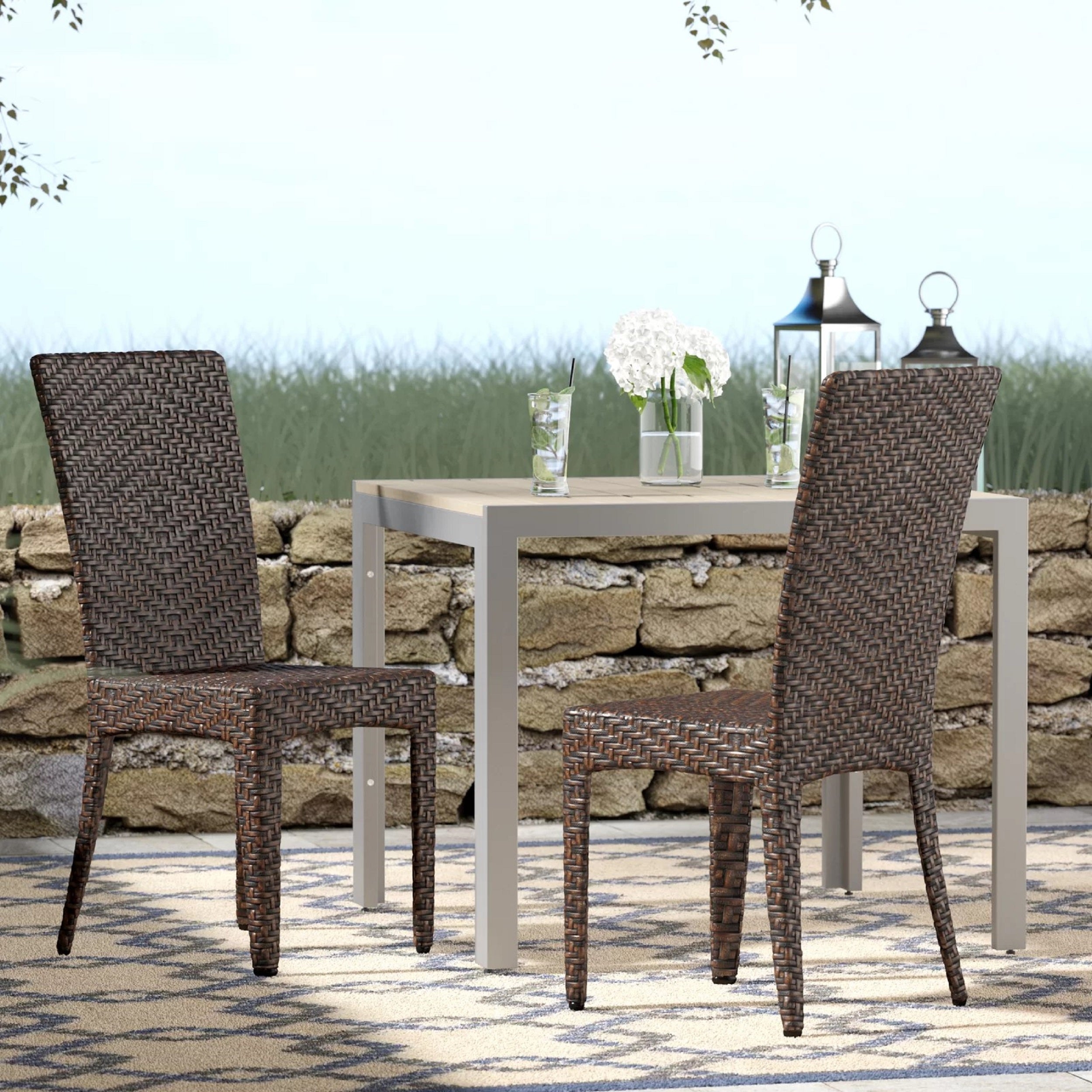 Josh All Weather Wicker Outdoor Dining Chair