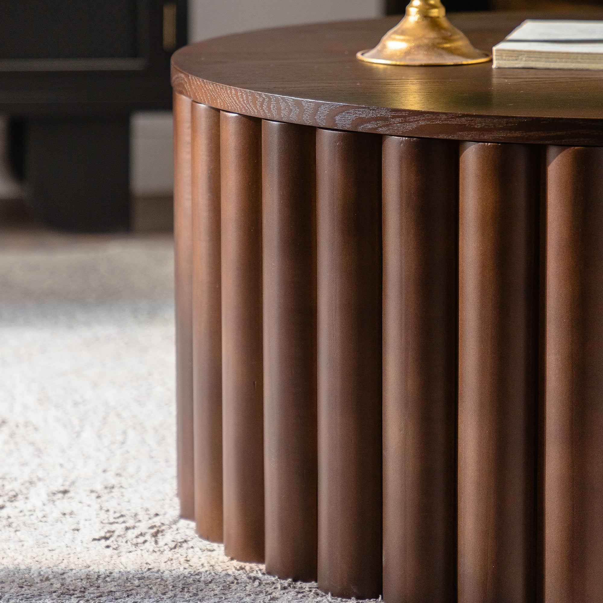 Round Coffee Table With Lift Top
