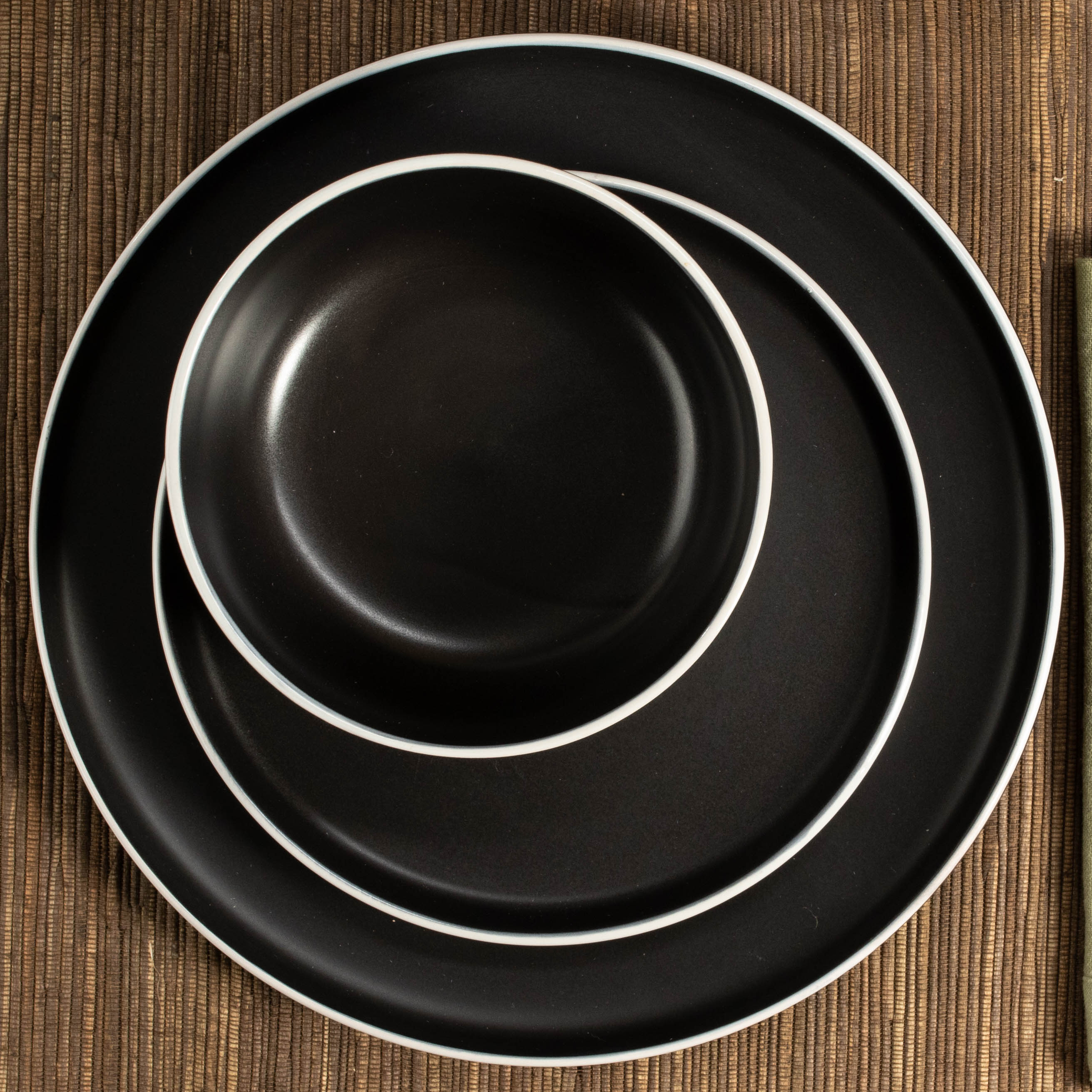 12-Piece Dinnerware Set Tempo Onyx