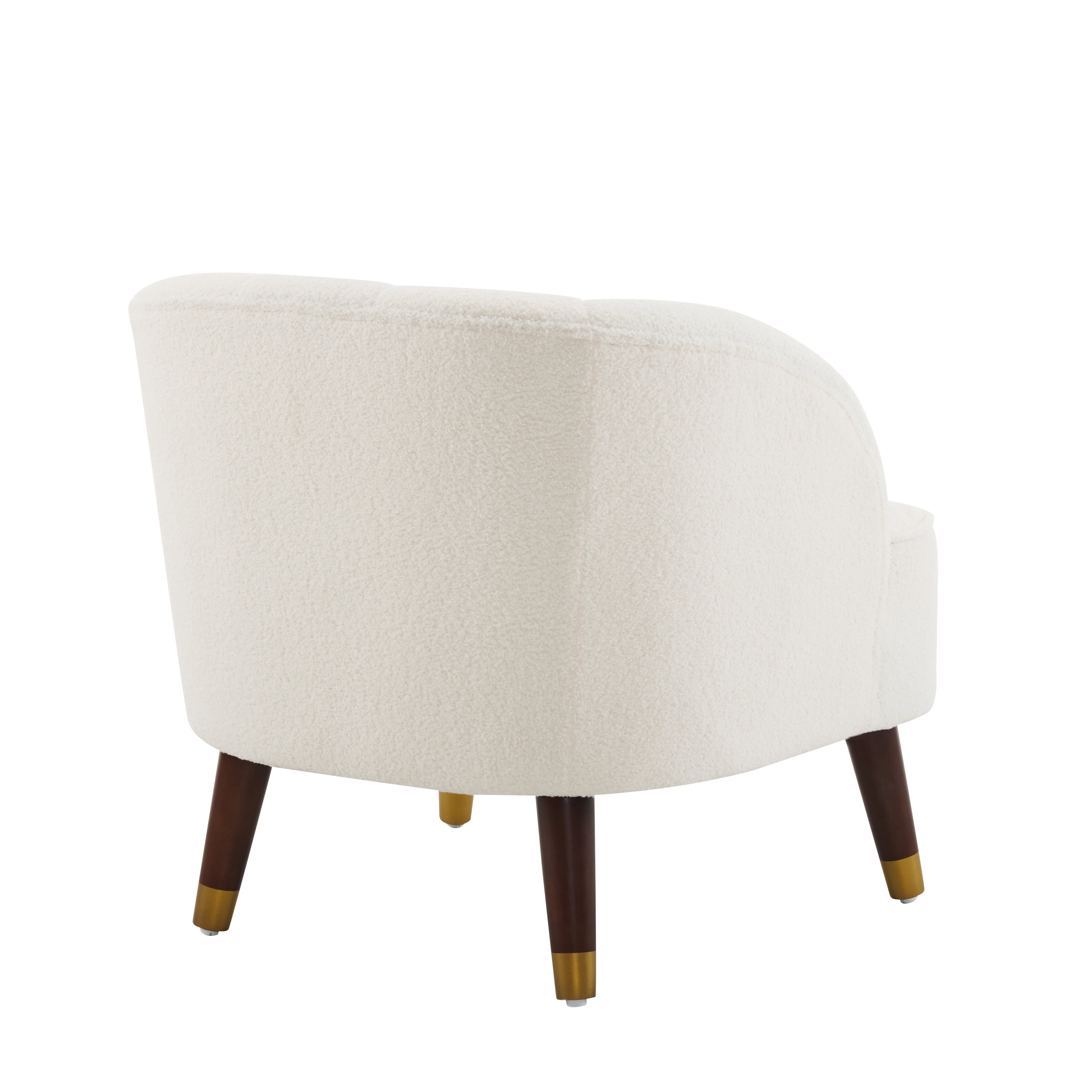 Upholstered Barrel Accent Chair