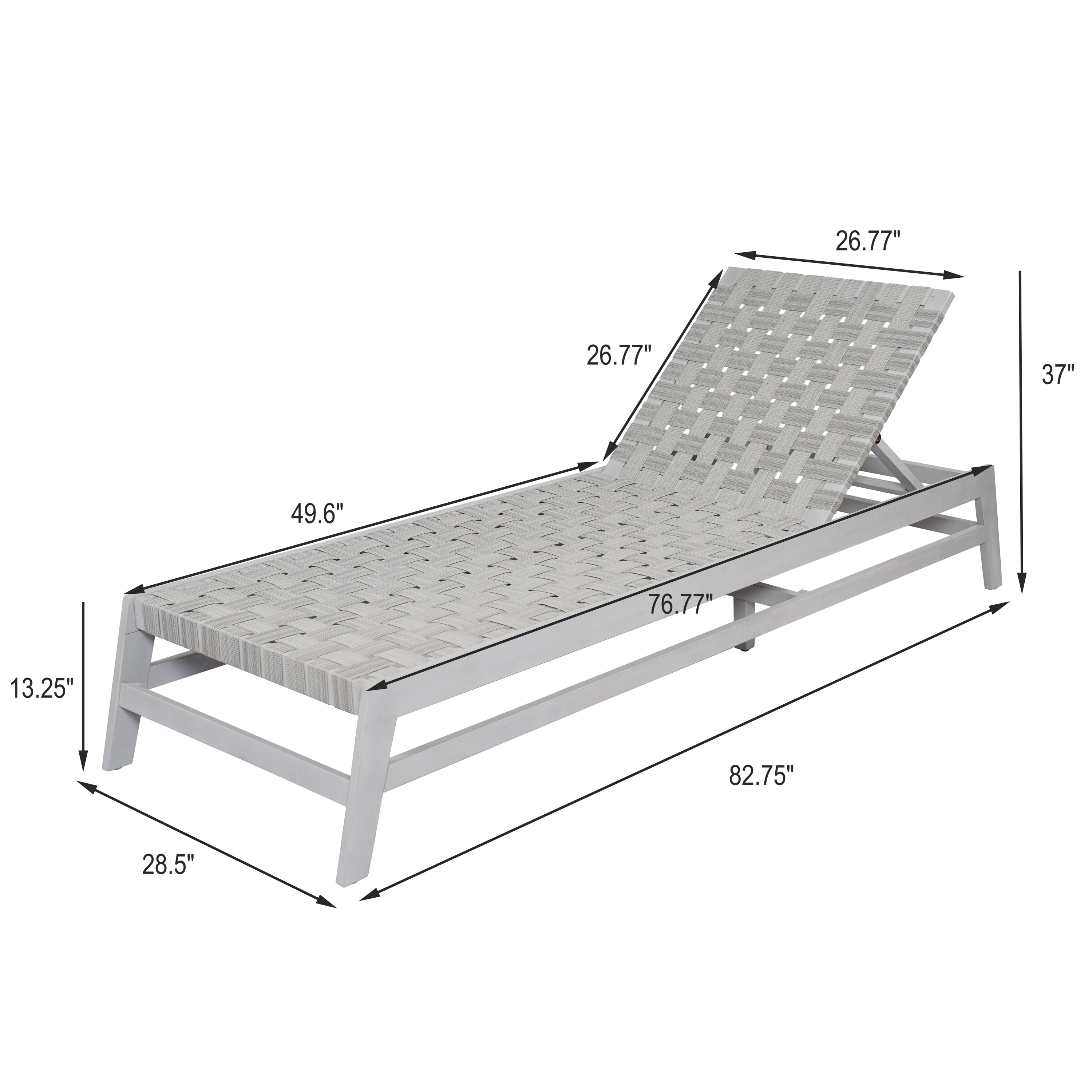 Isla Marina Outdoor Rope Chaise Lounge