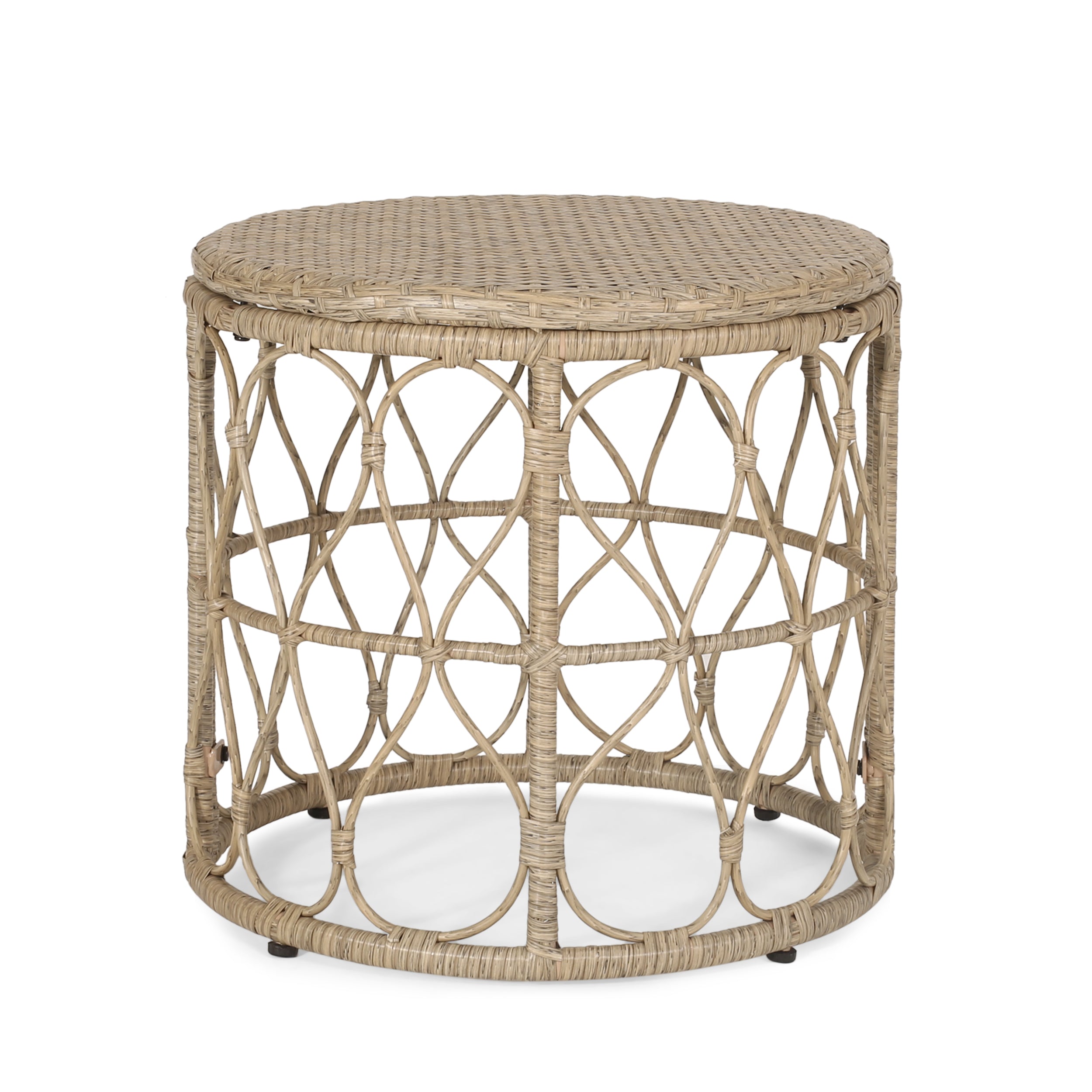 Zircon 3-Piece Patio Set with 2 Club Chairs and Round Table