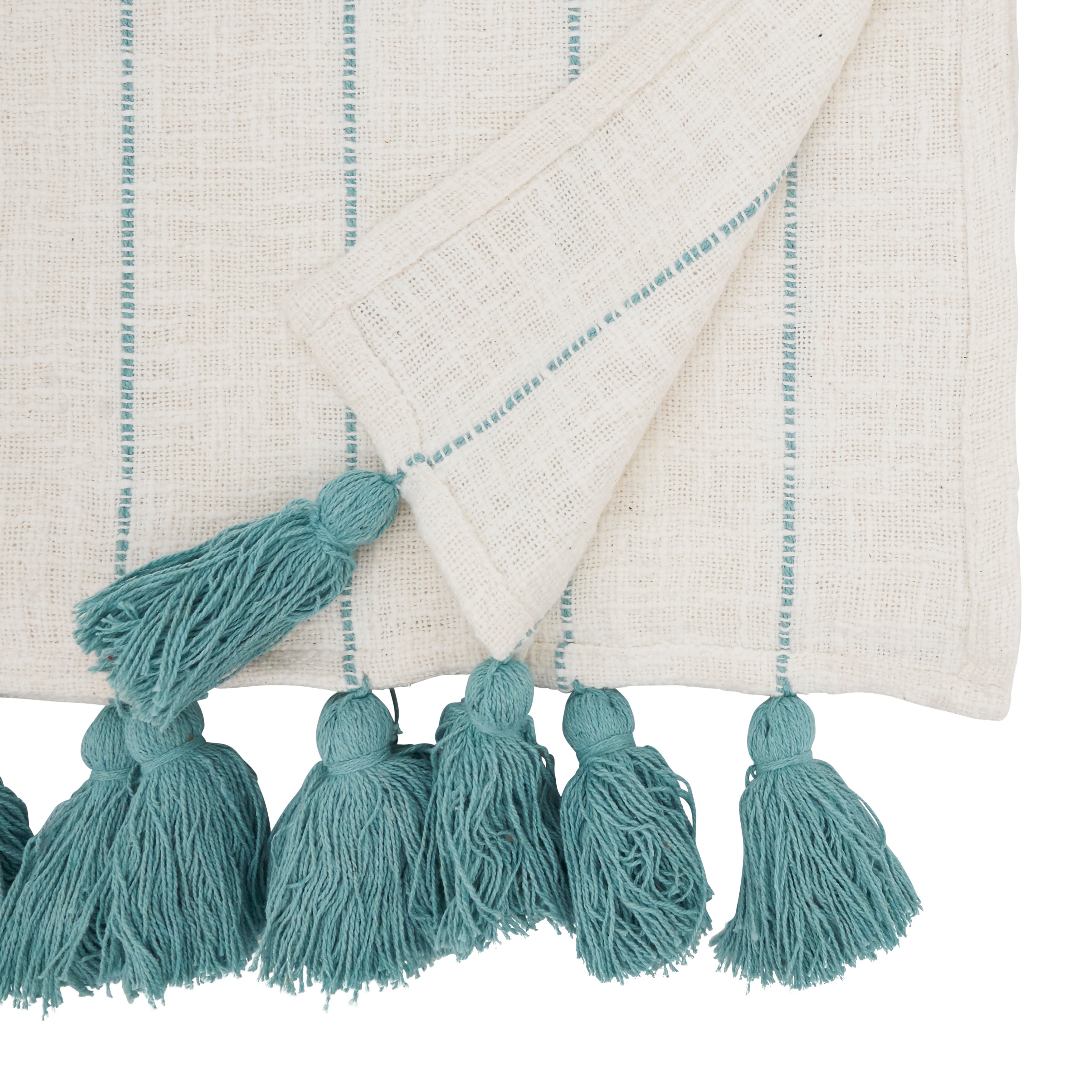 Tassel Fantasy Stripe Table Runner
