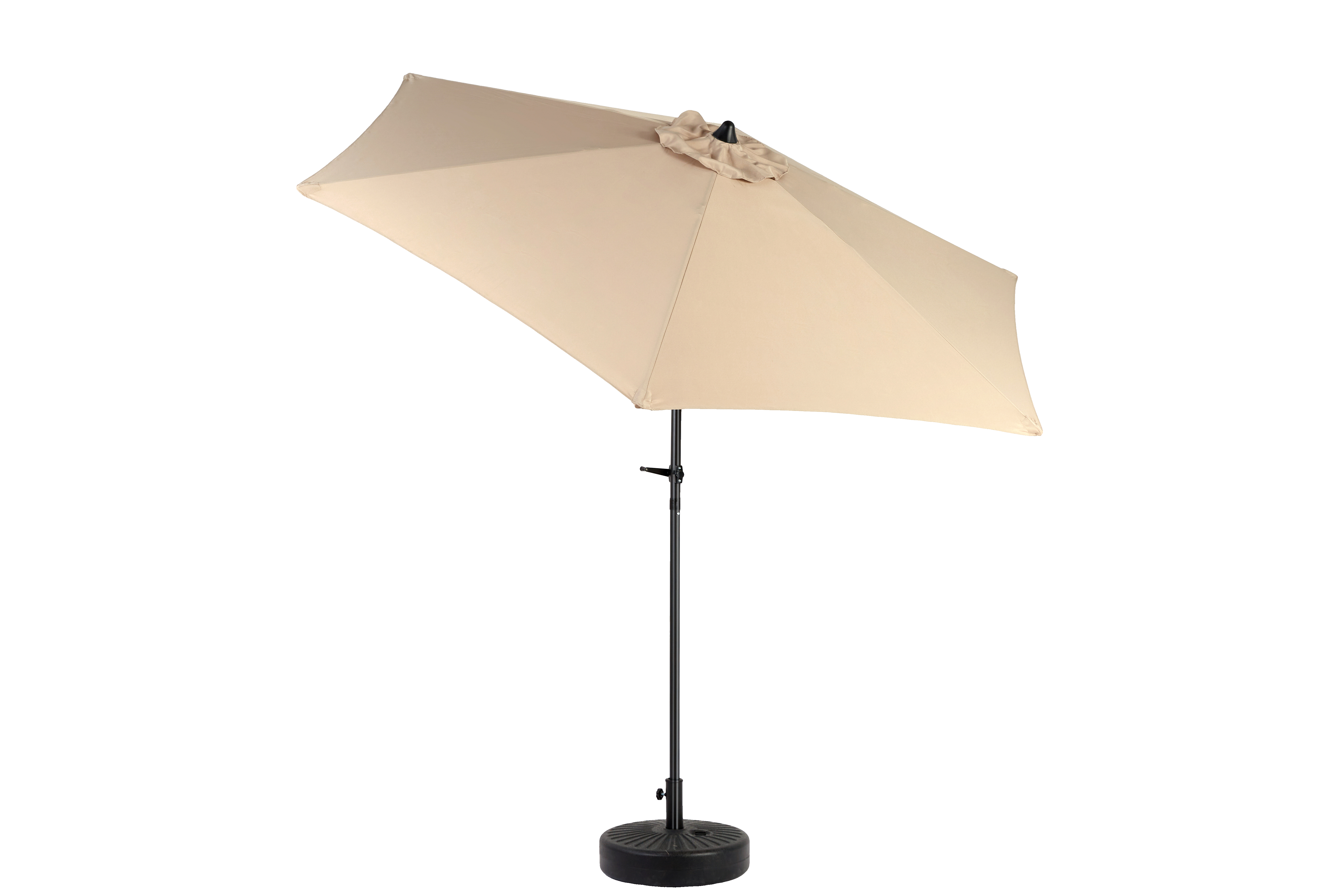 9' Outdoor Patio Umbrella Outdoor Table Umbrella with Push Button Tilt and Crank, Base Not Included
