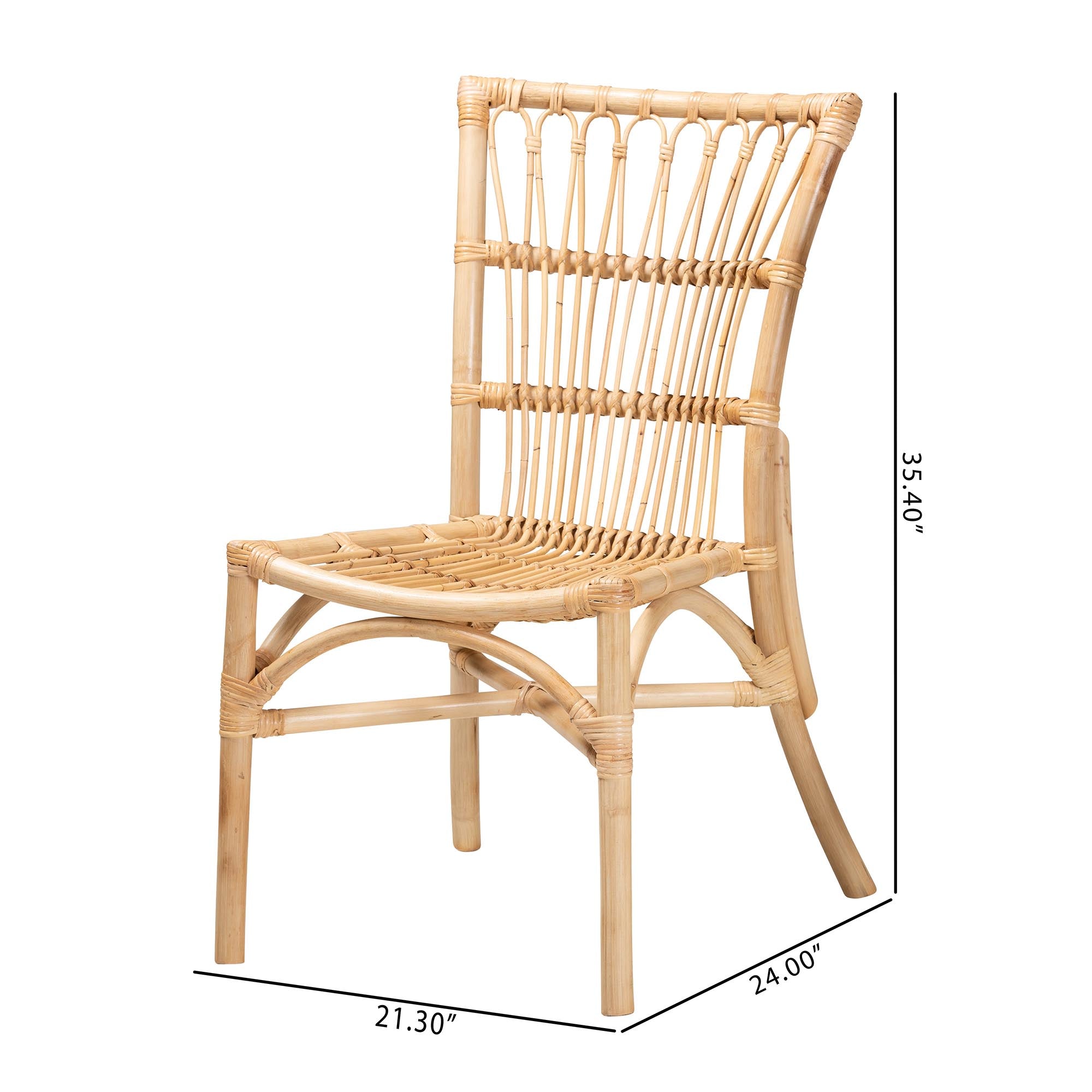Wernher Rattan Dining Chair