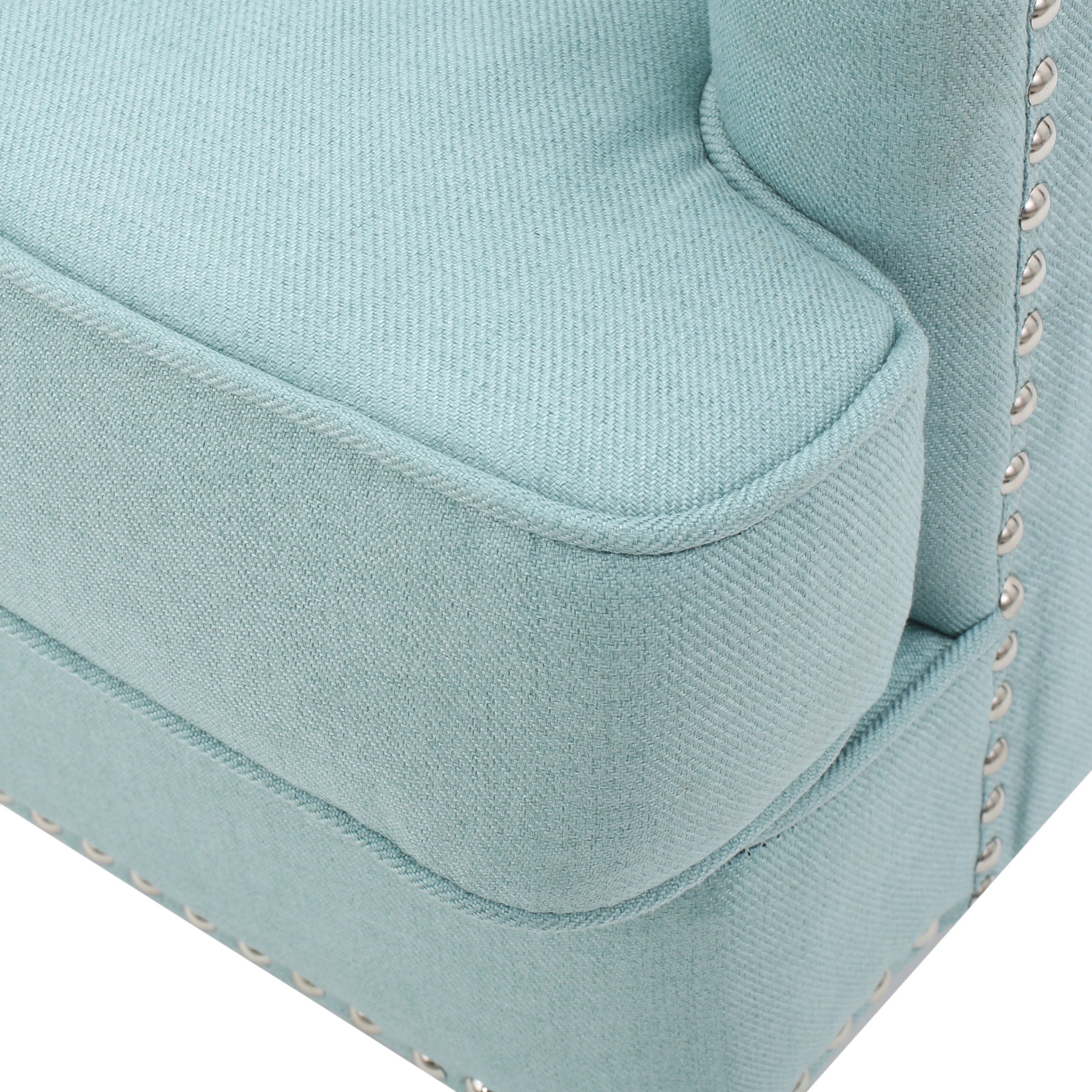 Harrison Tufted Club Chair with Button Tufting and Nailhead Trim