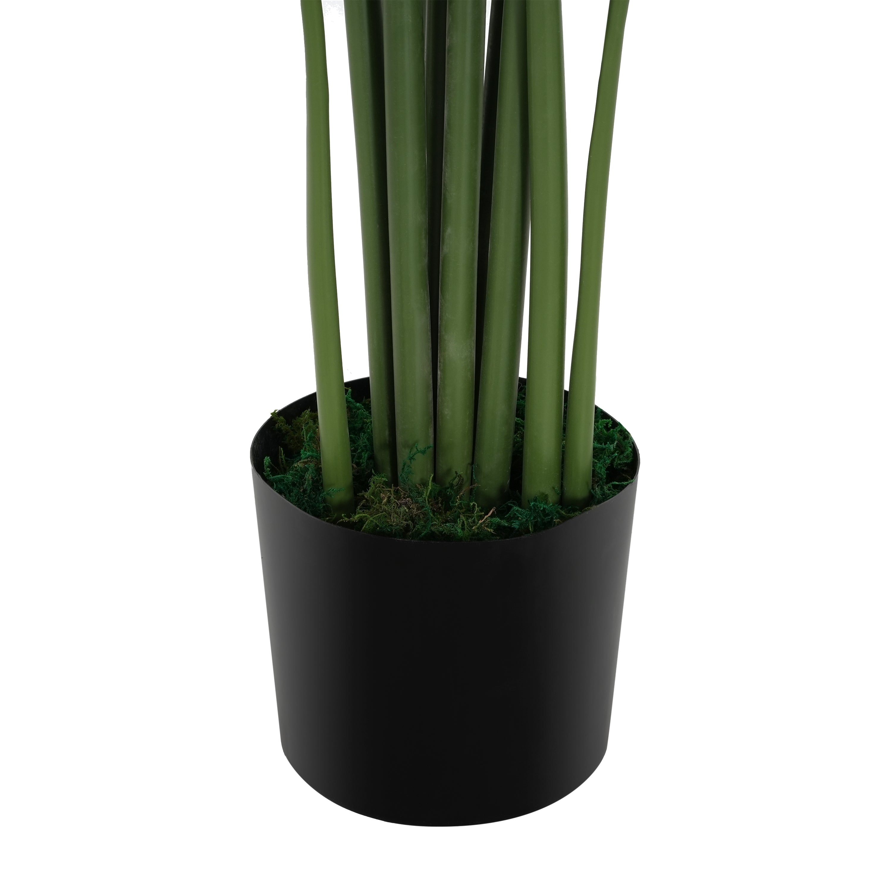 57" Artificial Monstera Deliciosa Plant with Black Plastic Pot