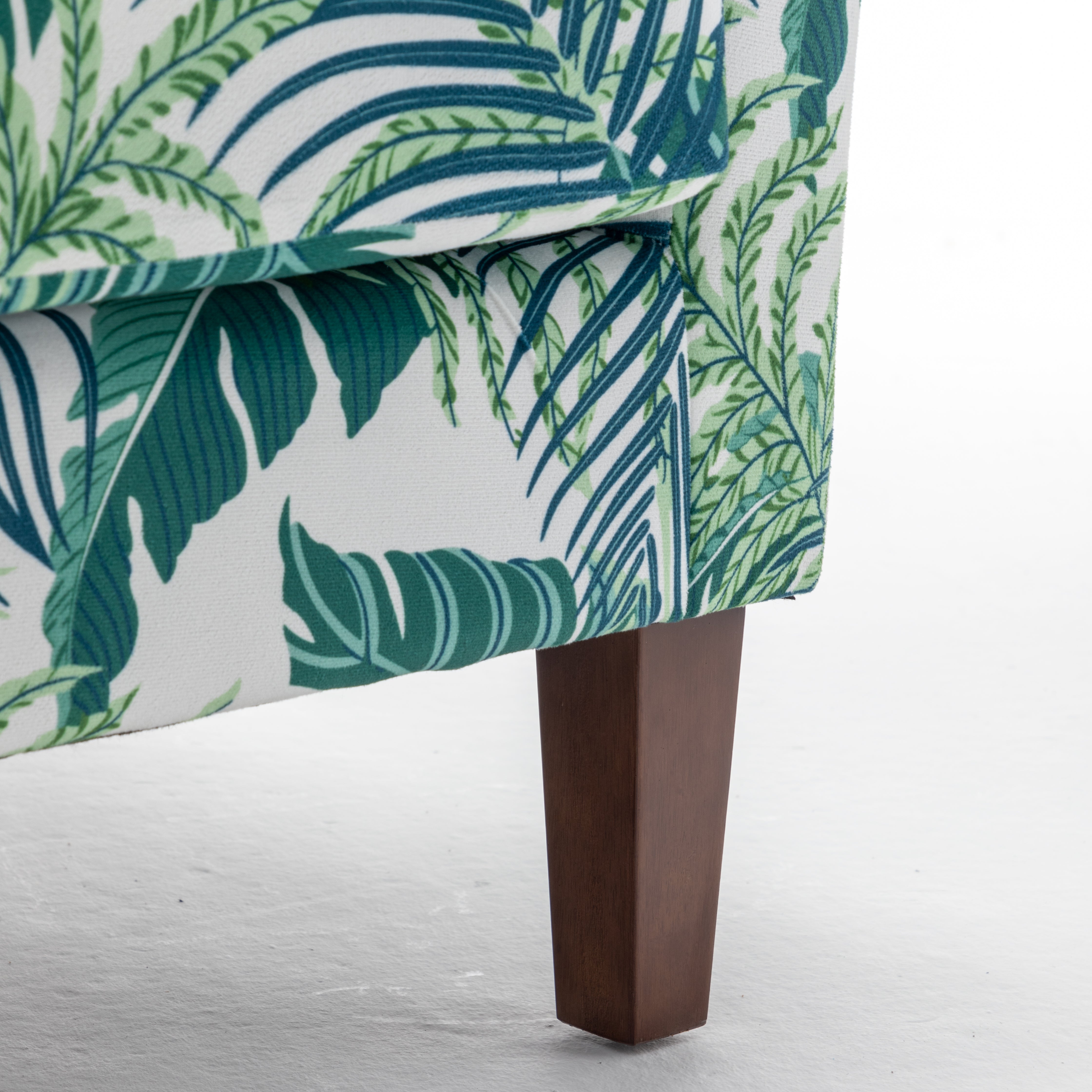 Palm Patterned Armchair