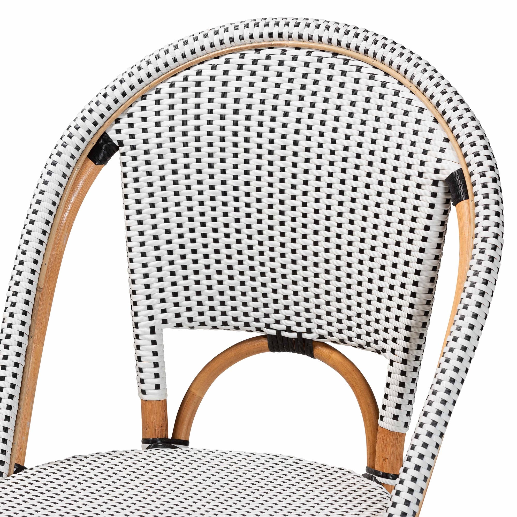 Lexi Rattan 2-Piece Counter Stool Set