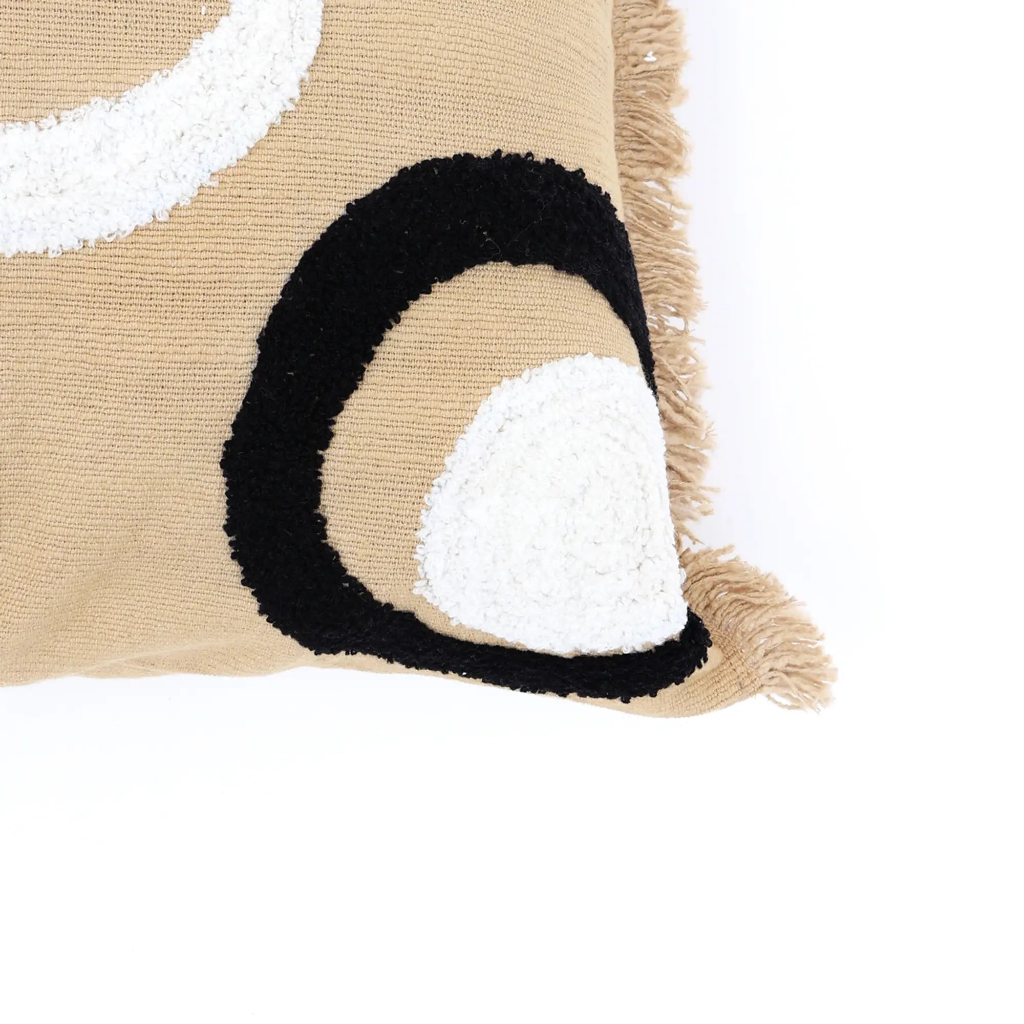 Tufted Cotton Slub Pillow