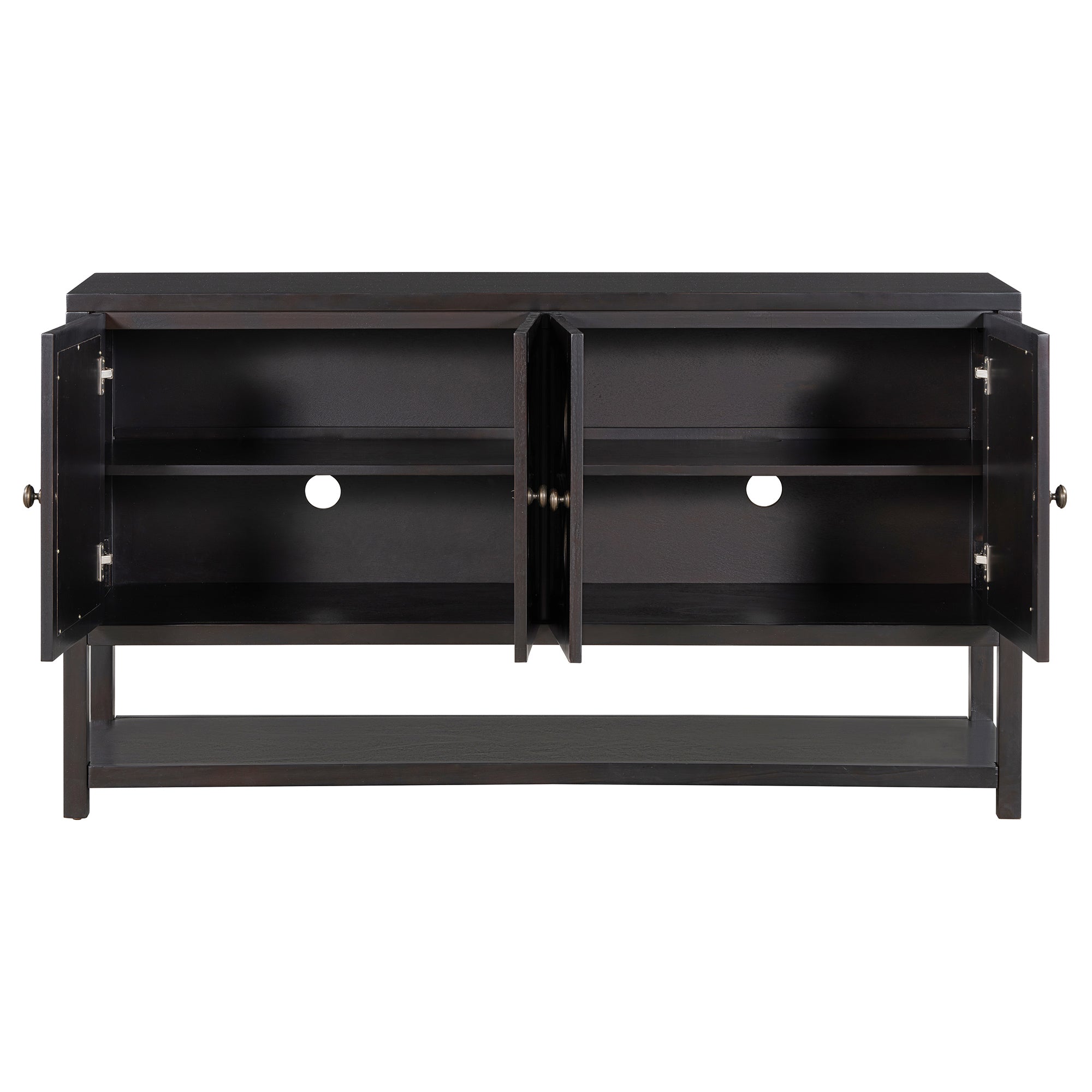 Mirrored Door Console Table