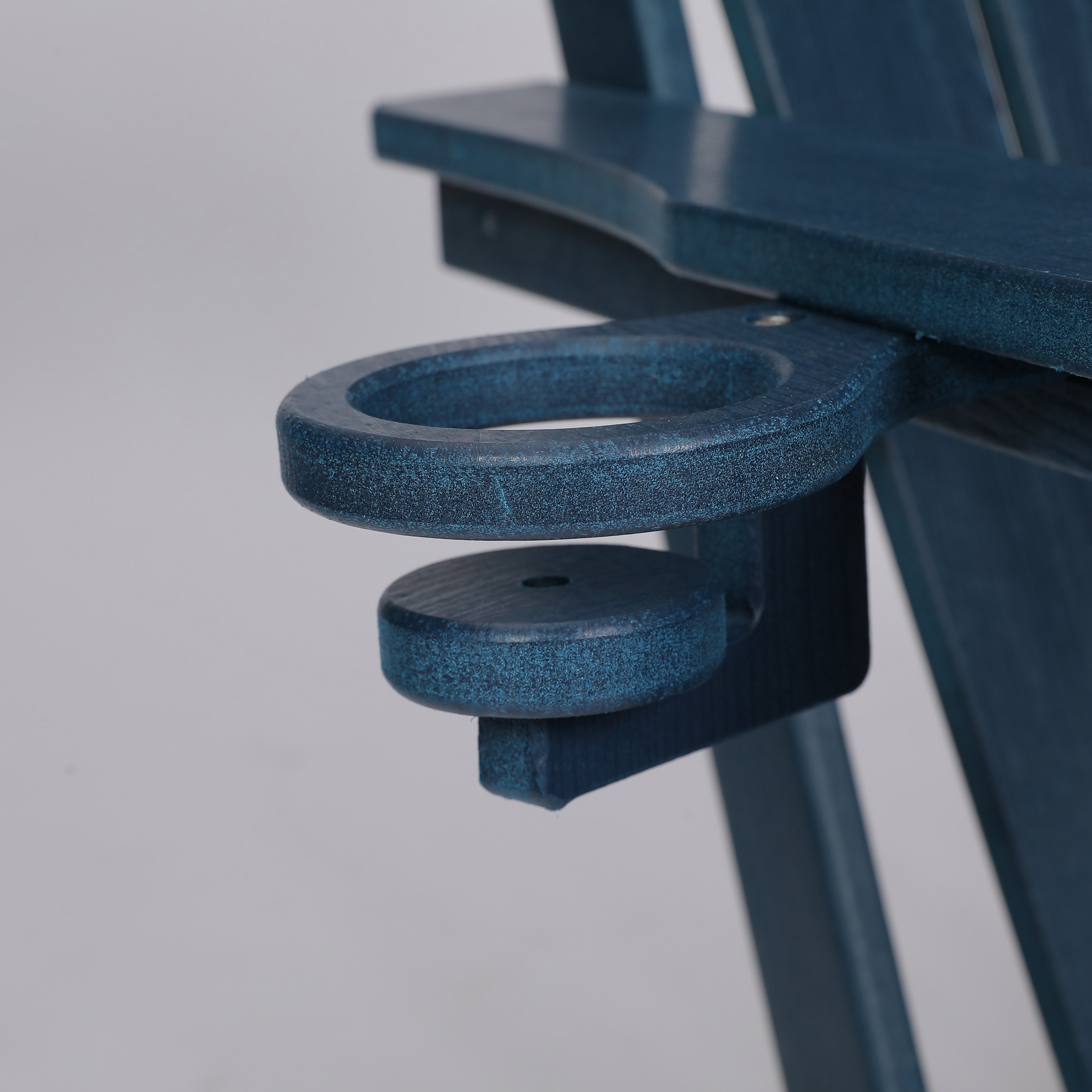 Composite Folding Adirondack Chair with Dual Cup Holder