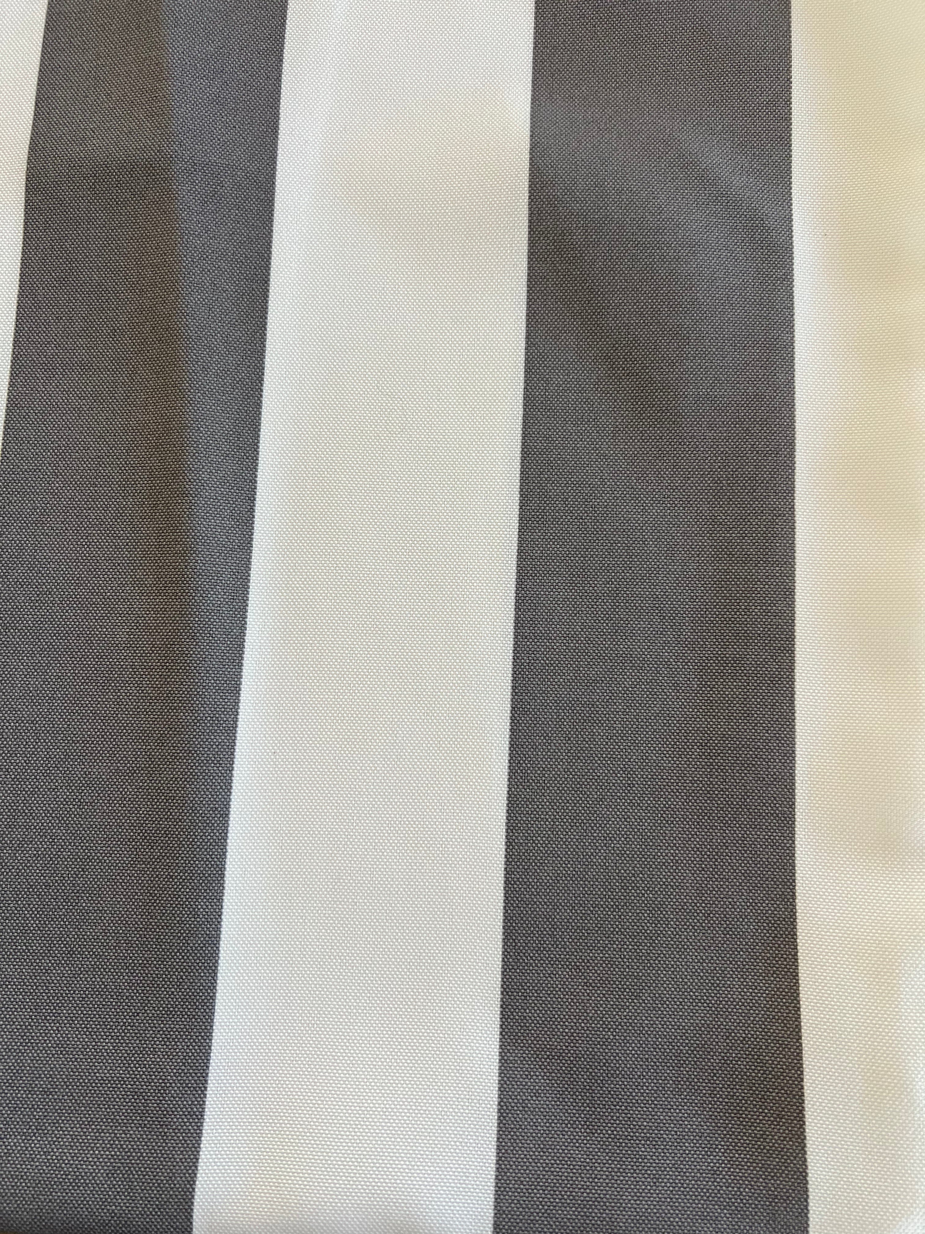 Gray & White Stripe Outdoor Square Pillows, Set of 2