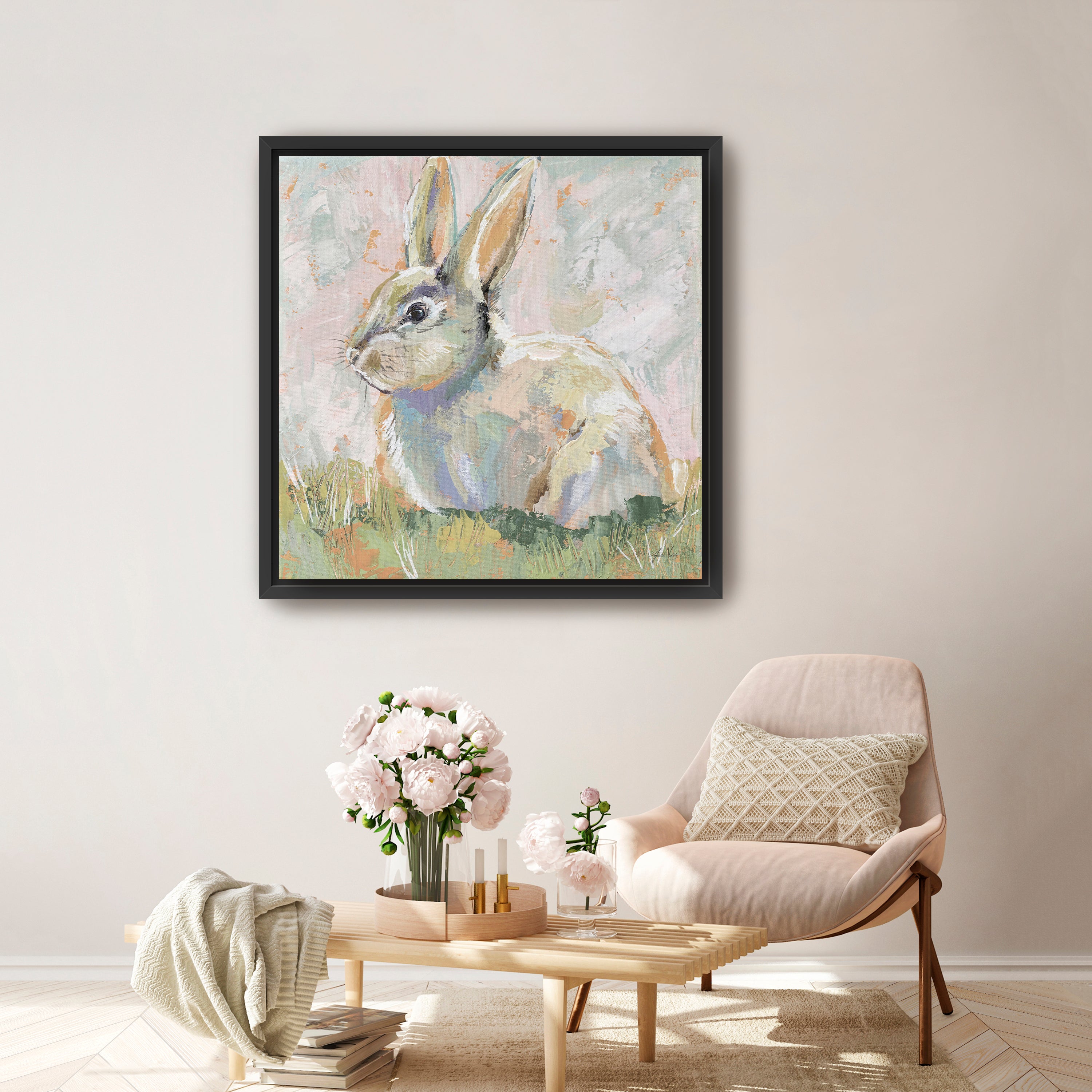Piper Neutral Canvas Giclee