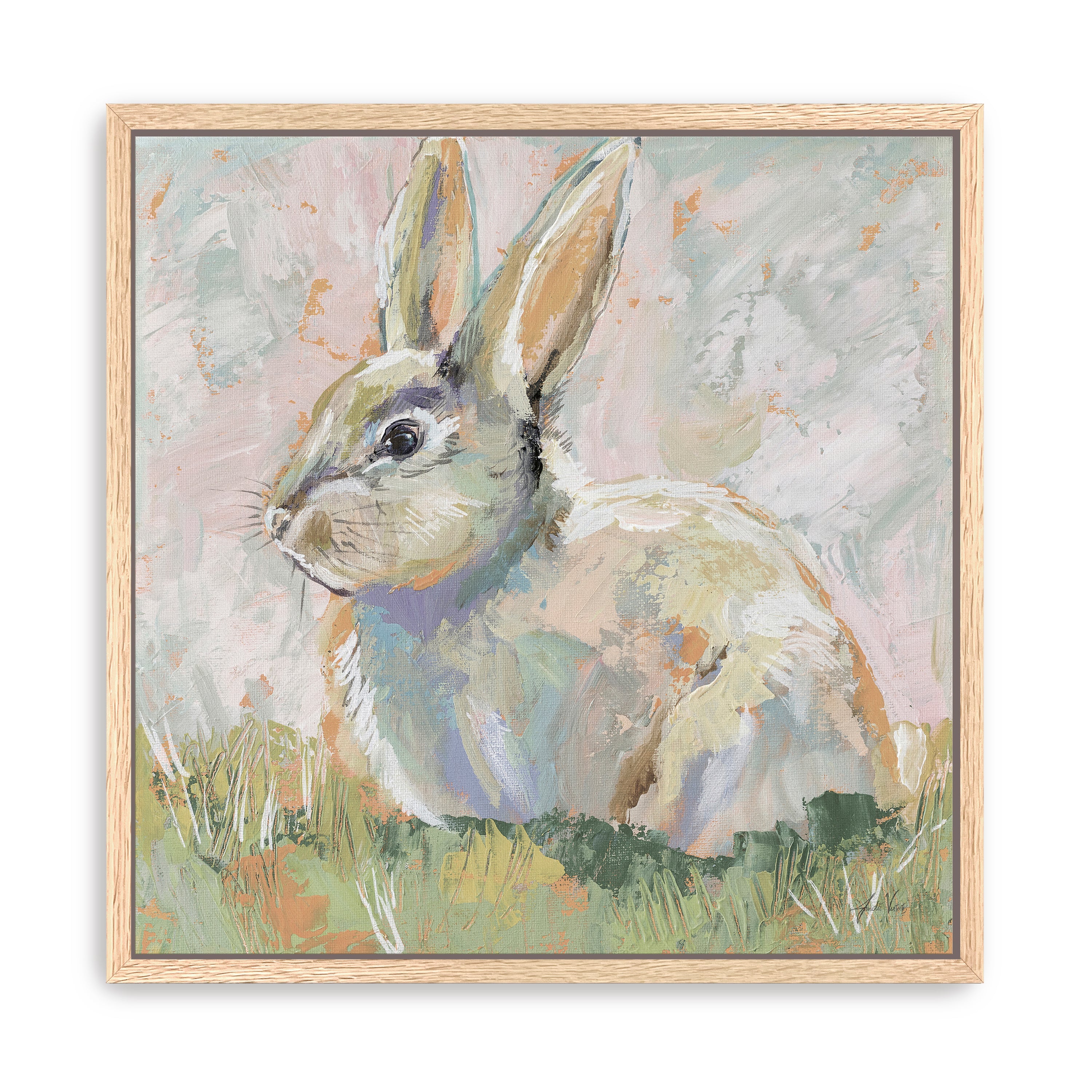Piper Neutral Canvas Giclee