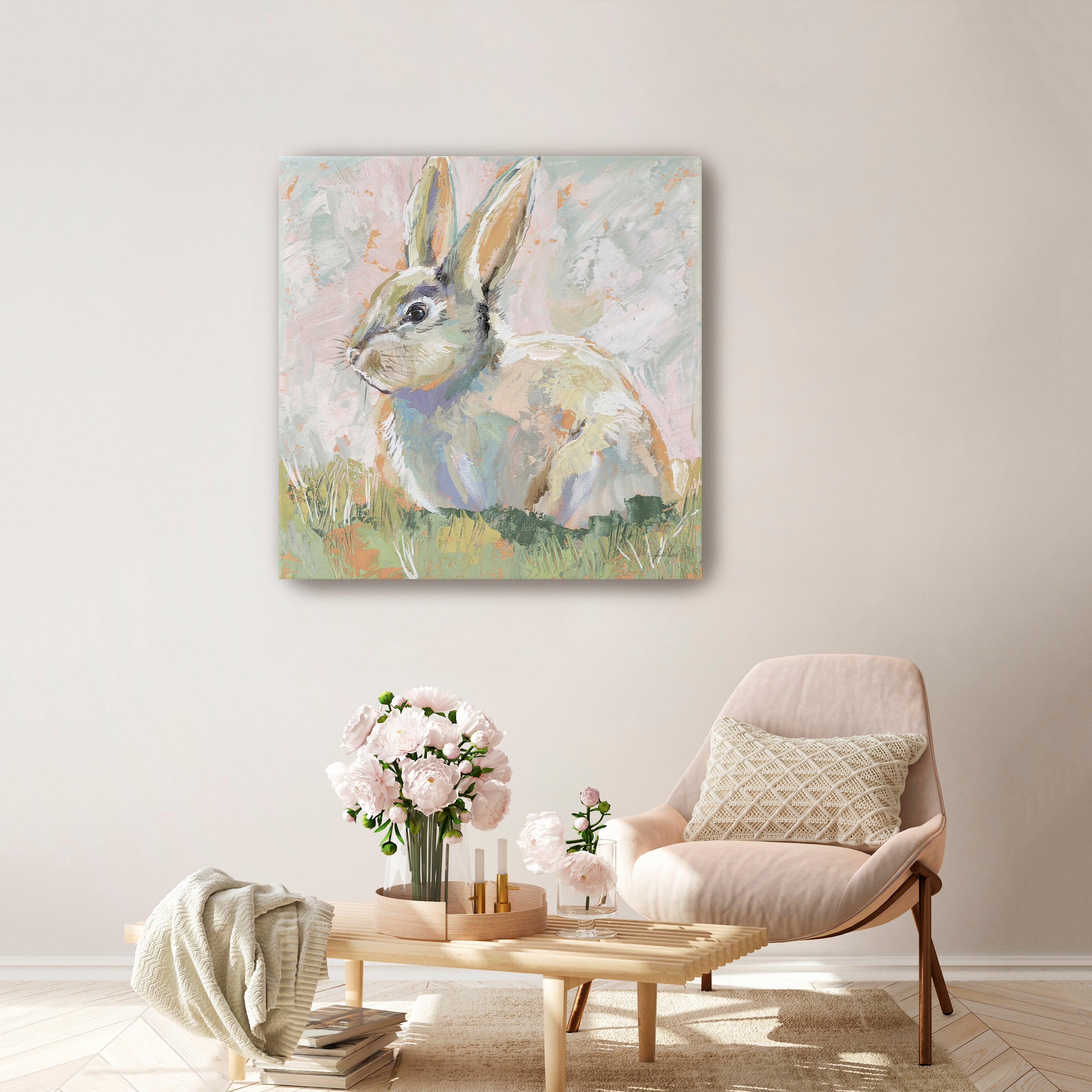 Piper Neutral Canvas Giclee