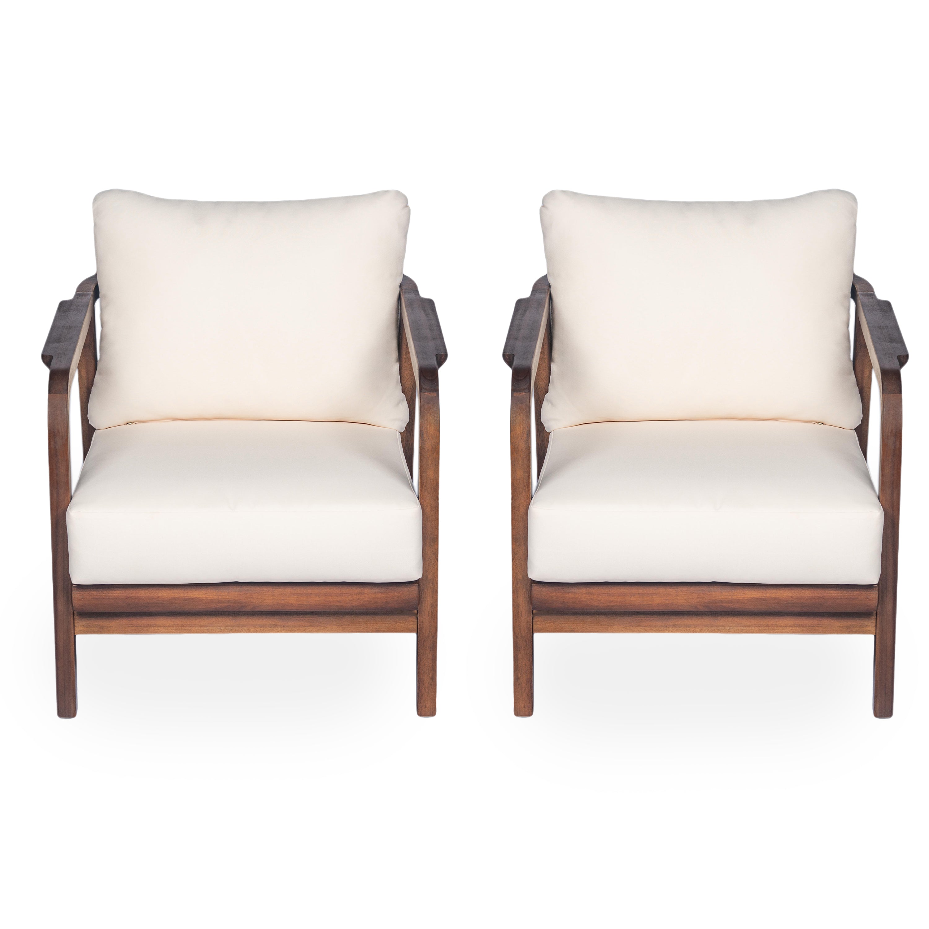 Calder Outdoor Lounge Chair with Woven Backrest