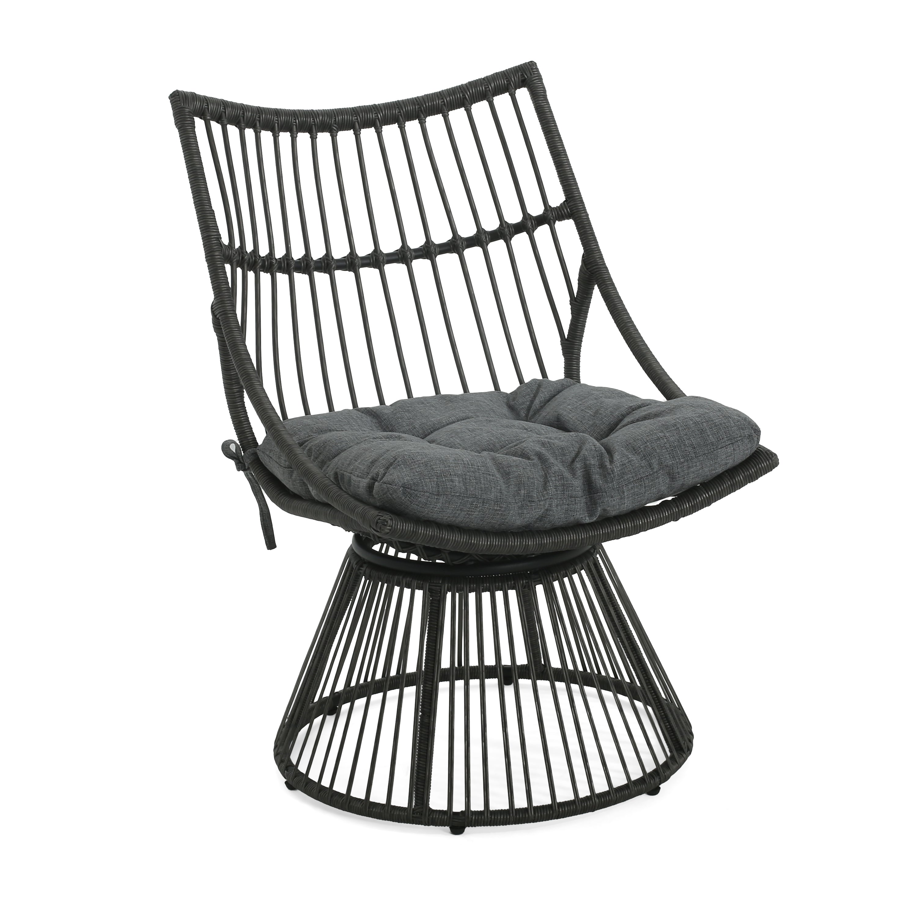 The Original Papasan™ Strontianite Outdoor Rattan Chair with High Back Design
