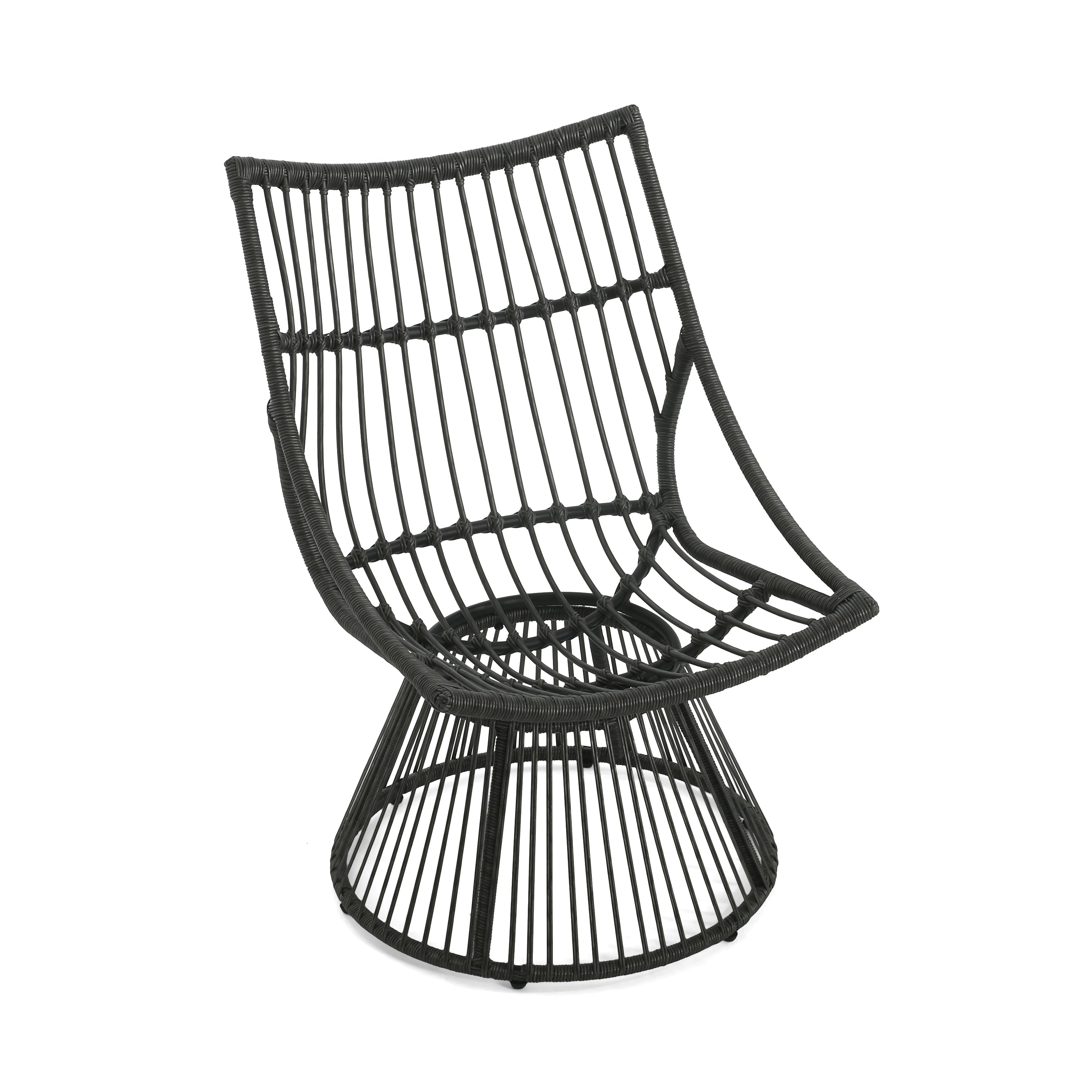 The Original Papasan™ Strontianite Outdoor Rattan Chair with High Back Design