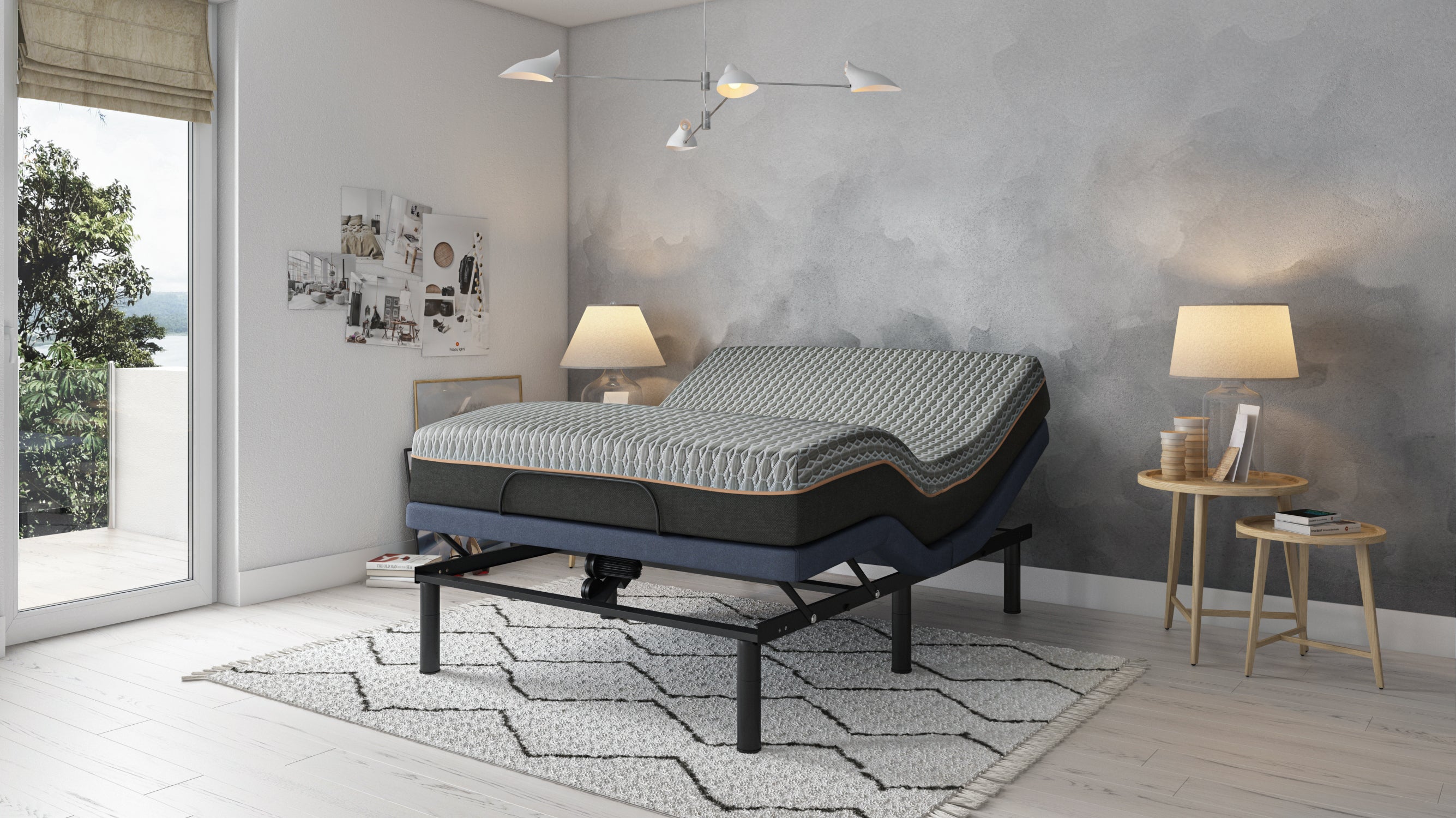 BedTech Copper Lux Hybrid 14" Mattress With Copper Infused Contouring Memory Comfort Layer and Supportive Coil System