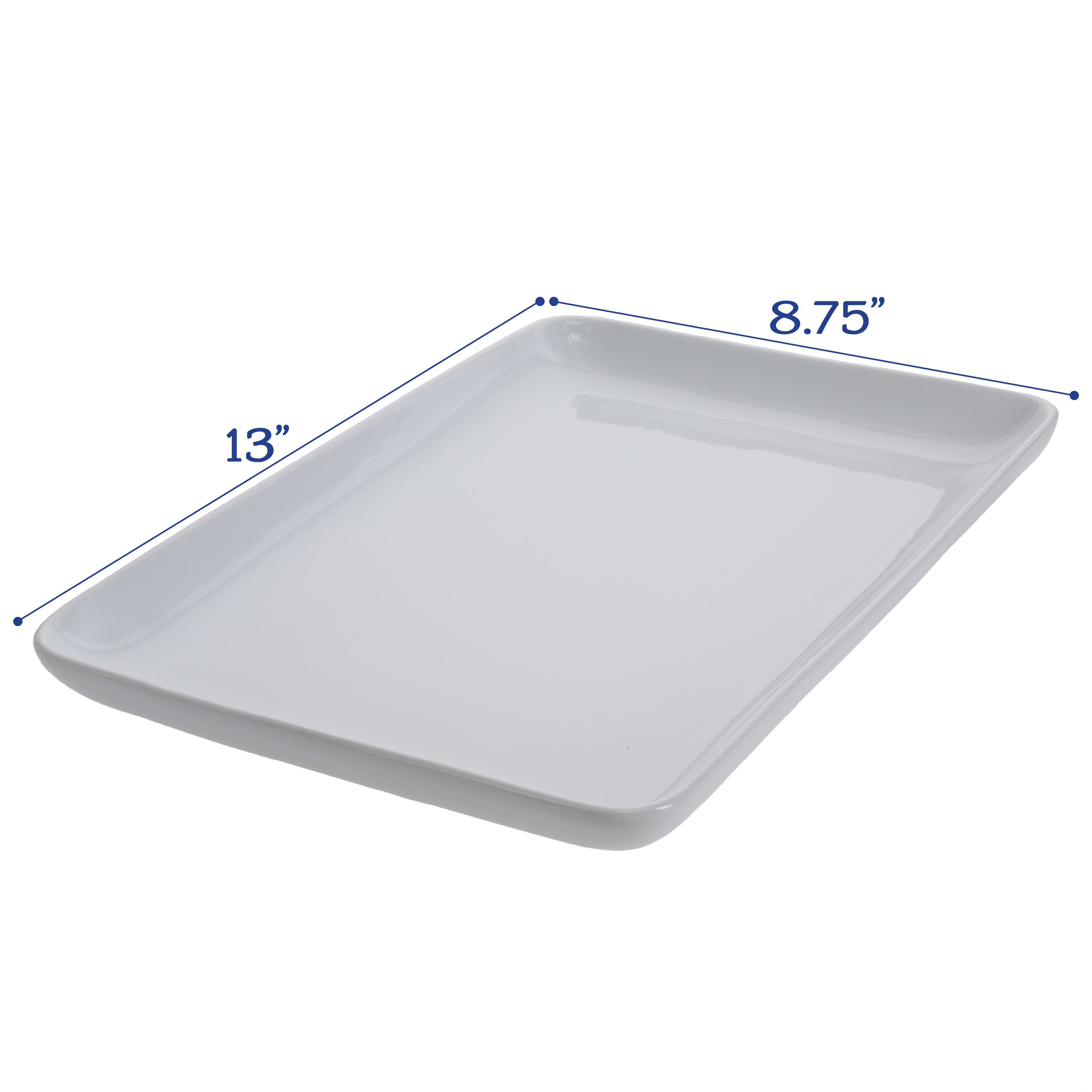 2- Piece Vail Rectangular Platter Set, Rectangular Platter, 10.375", Rectangular Platter, 13"