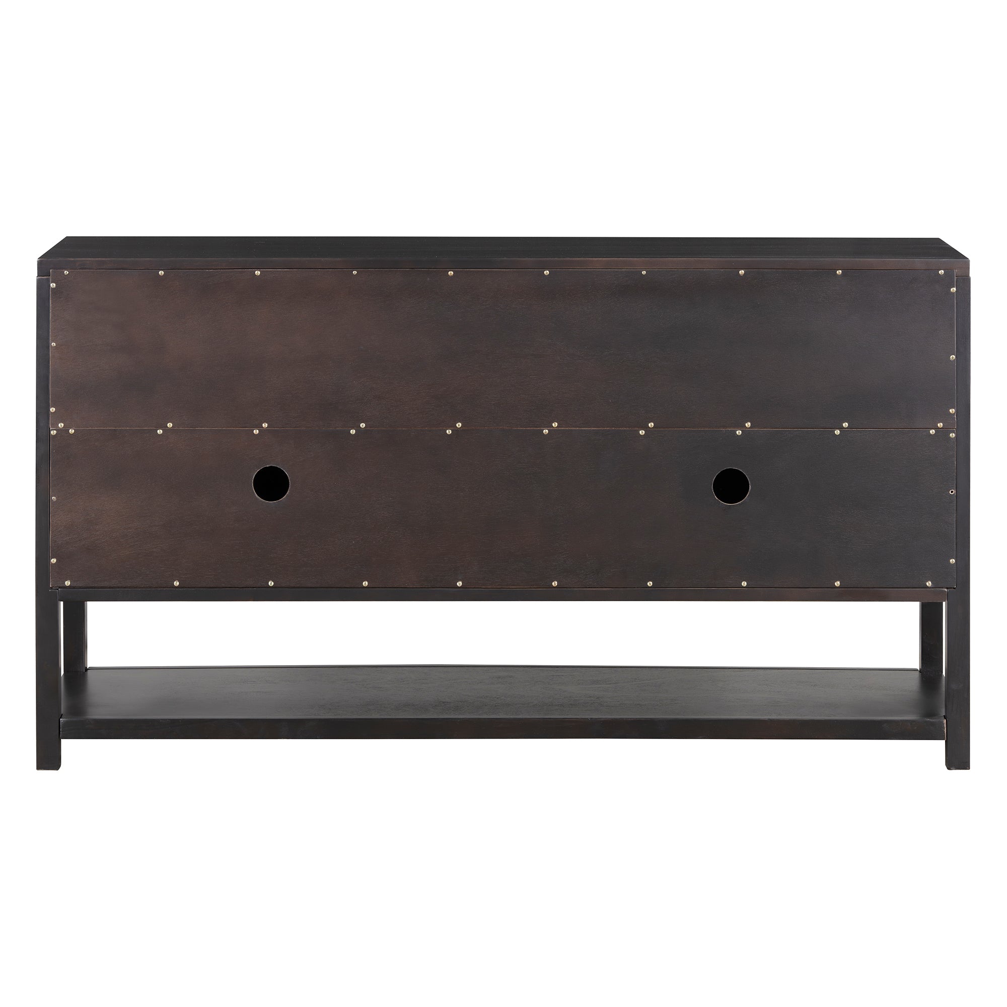 Mirrored Door Console Table