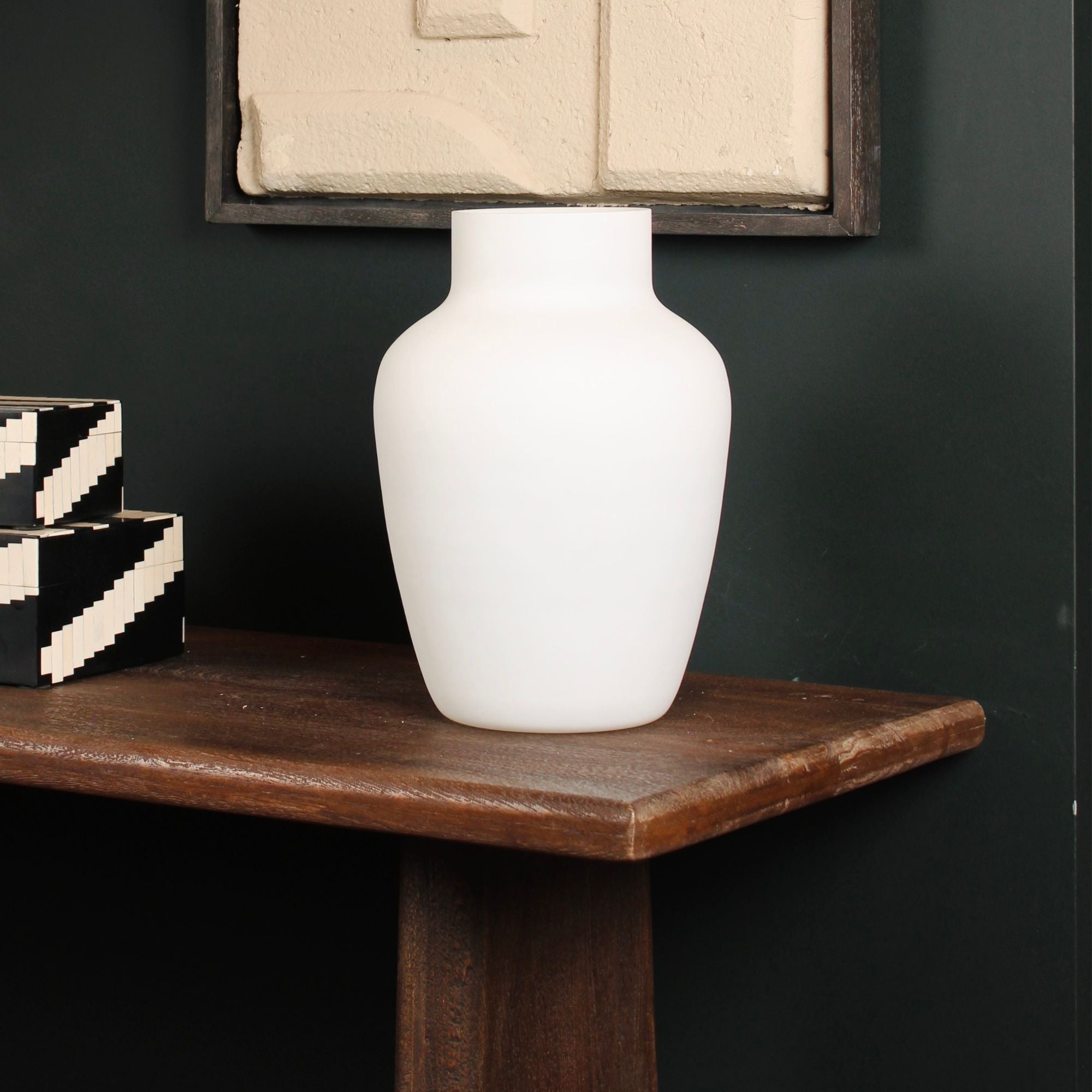 Desi Hand Blown Glass Vase