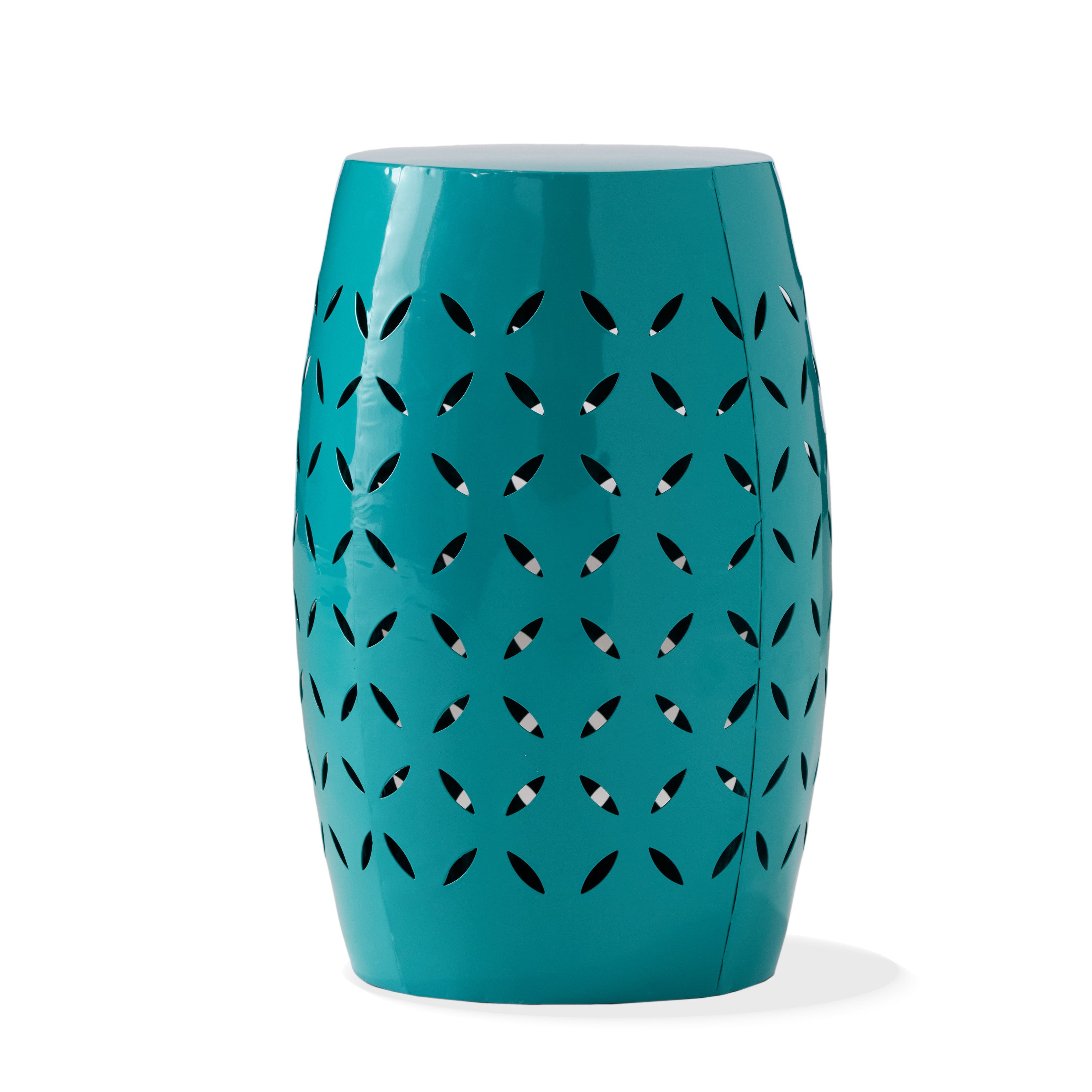 Lilac Outdoor Metal Cutout Accent Table