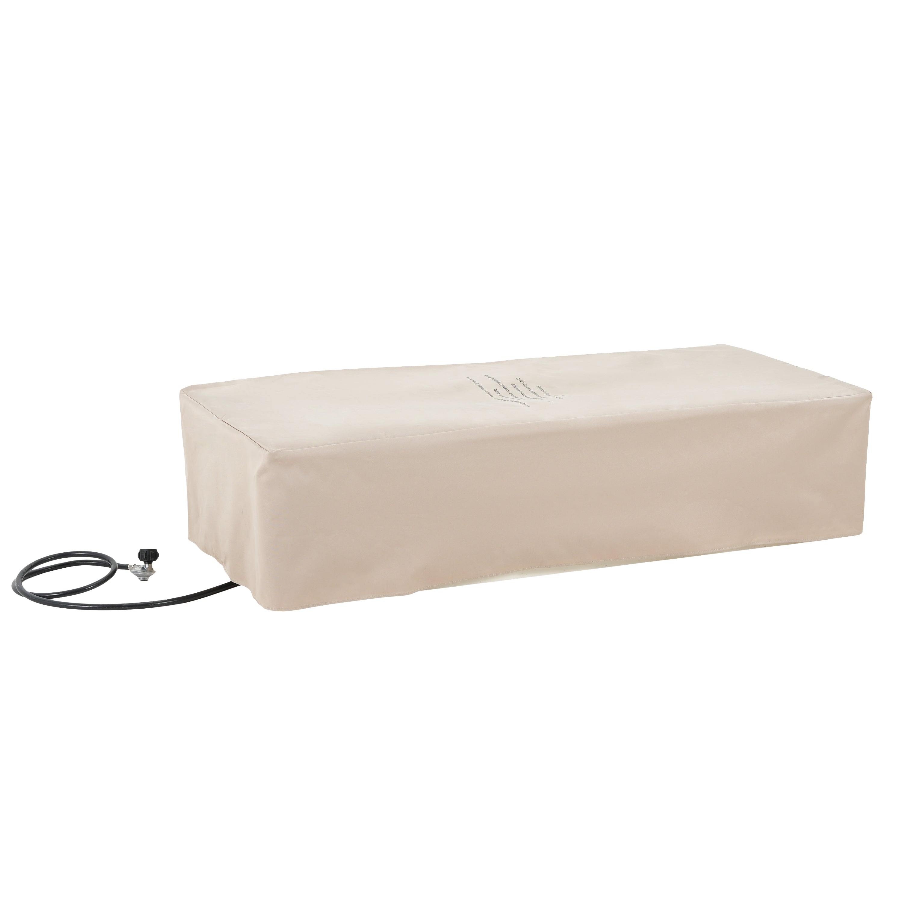 Outdoor 56" Rectangular 50,000 BTU Fire Pit, Tank Cover Not Included