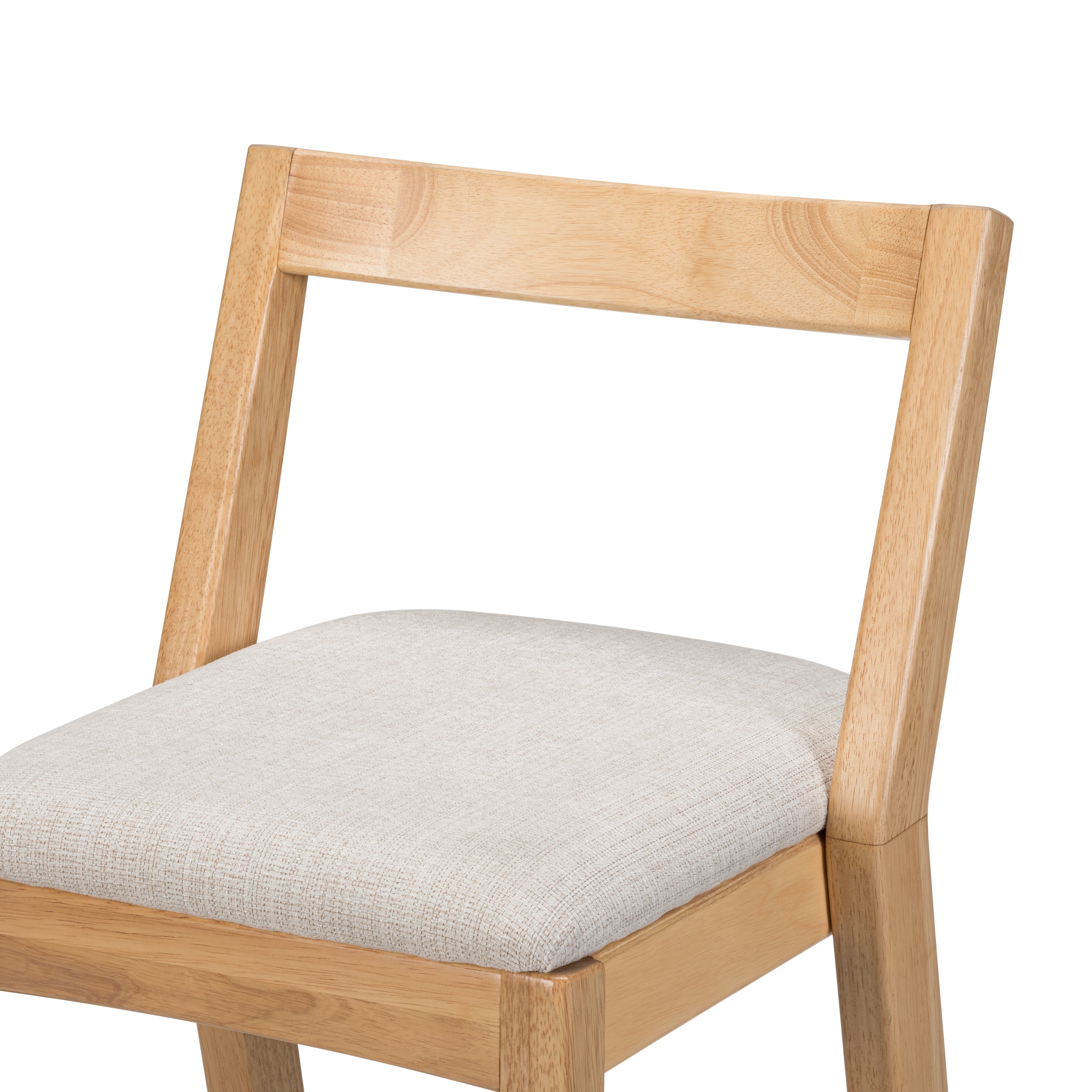 Jasper Indoor Rubberwood Barstool, Set of 2