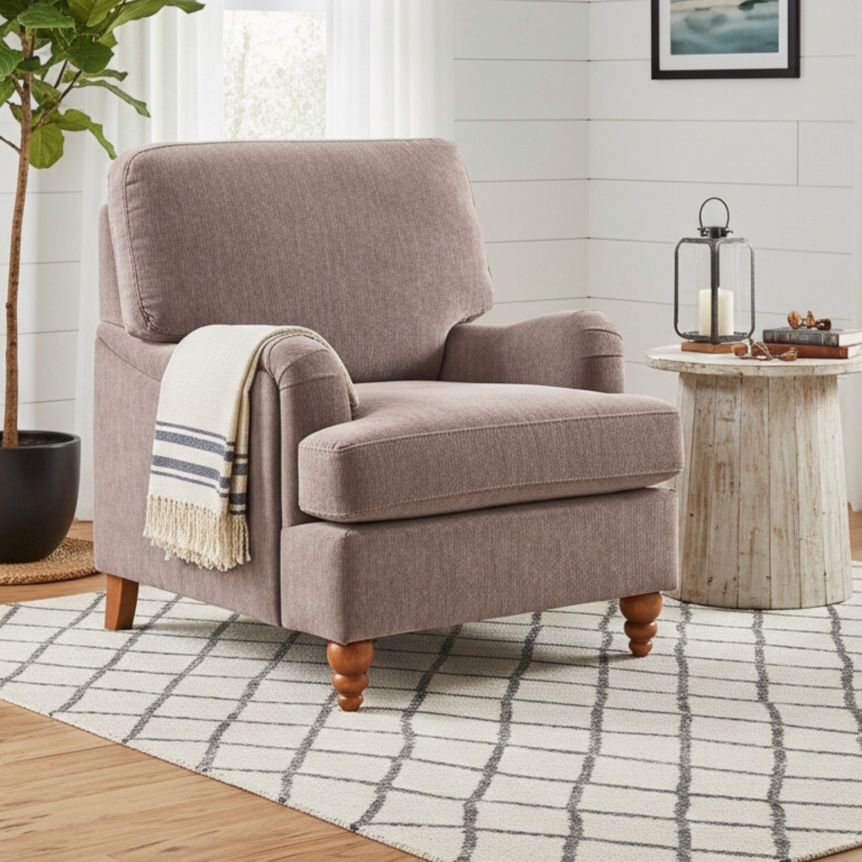 Candor Fabric Arm Chair