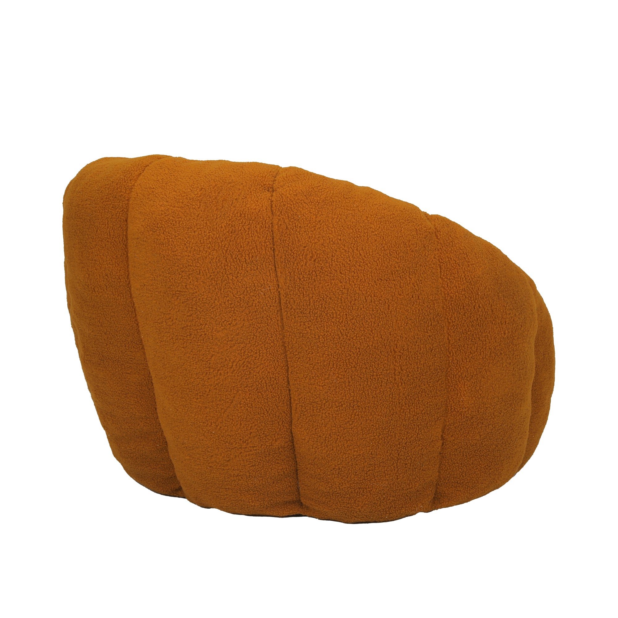 Plush Faux Fur Bean Bag Chair with Armrests