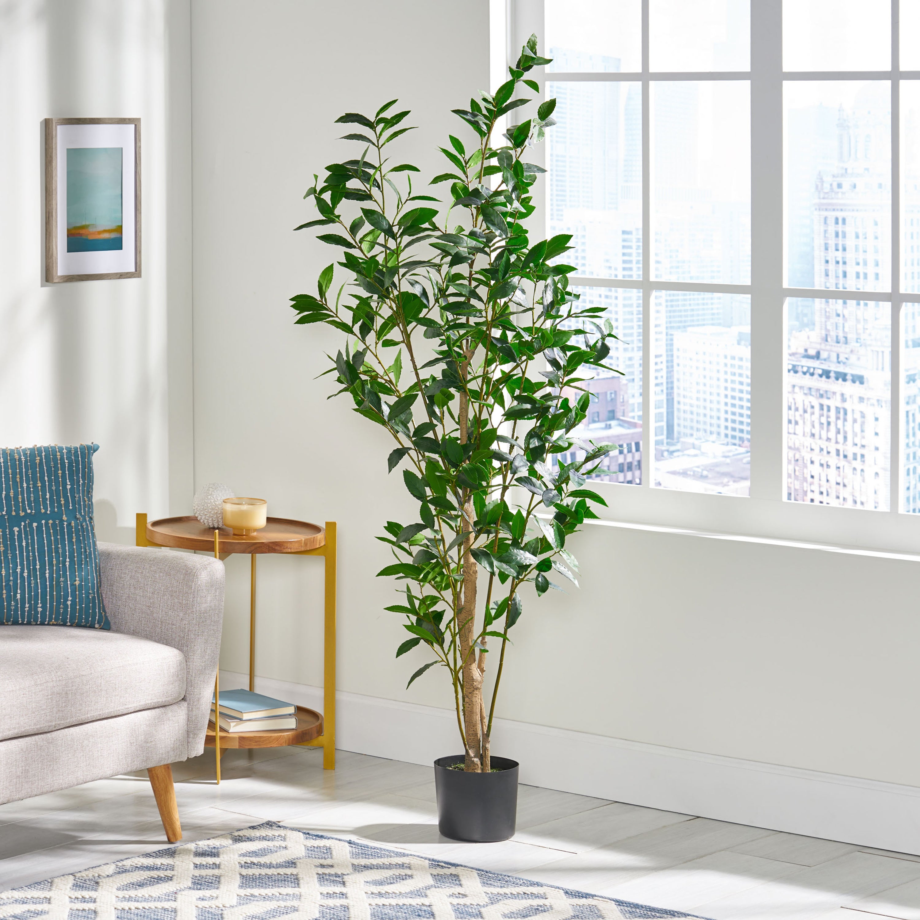 64" Artificial Laurel Tree
