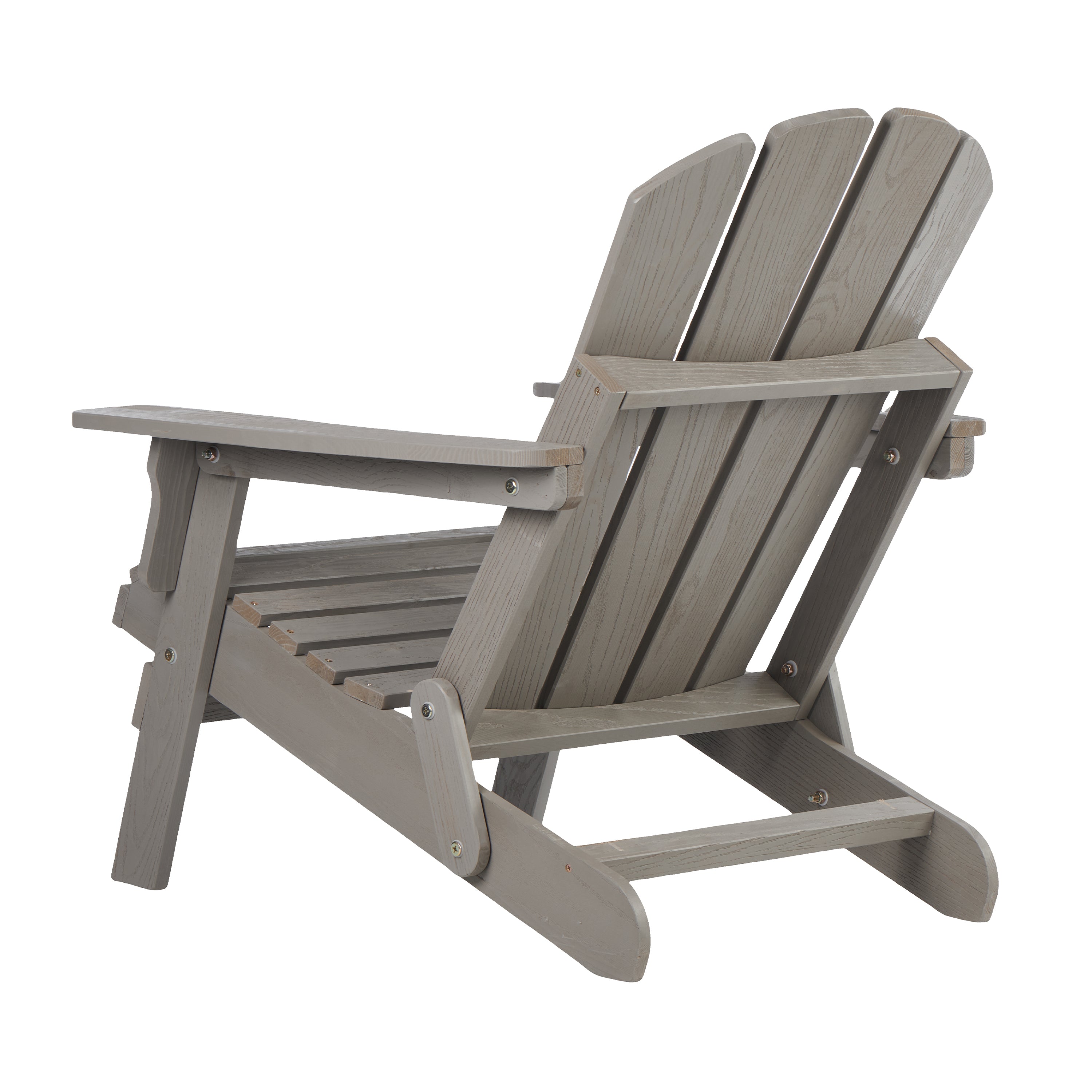 Oversized Wooden Outdoor Folding Adirondack Chair