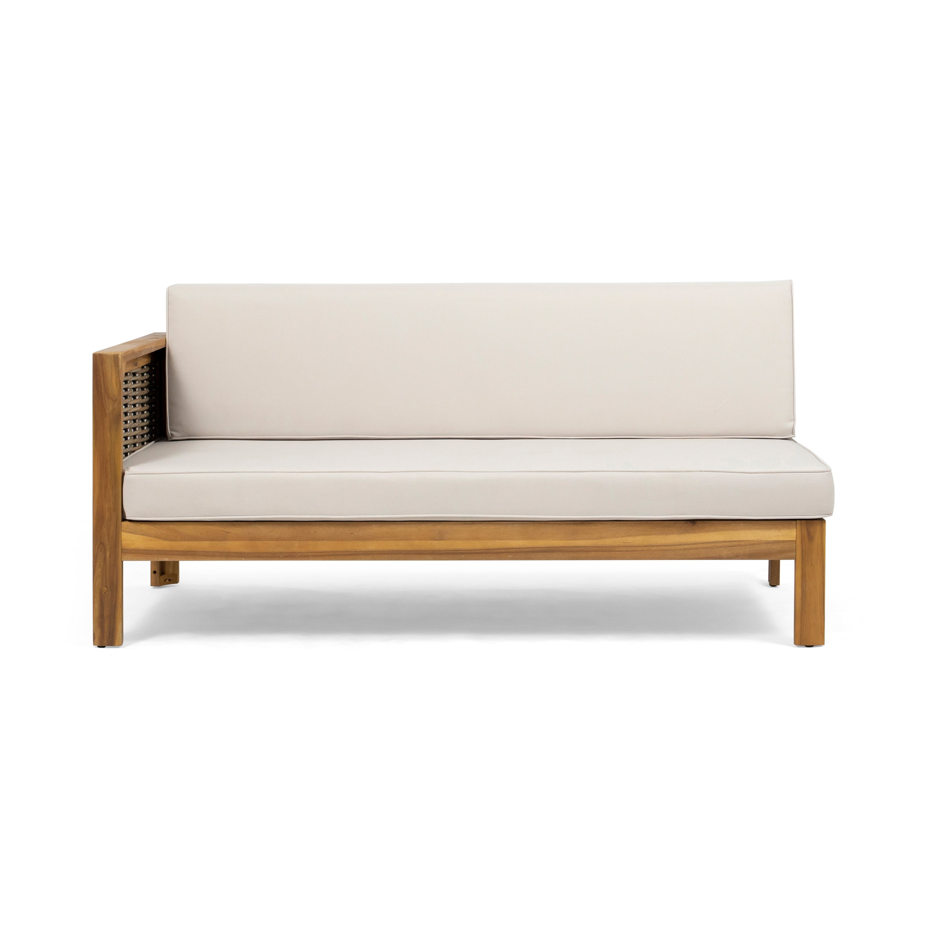 3-Piece Outdoor Seating Set with Corner Seat, Left Arm and Right Arm Sofa