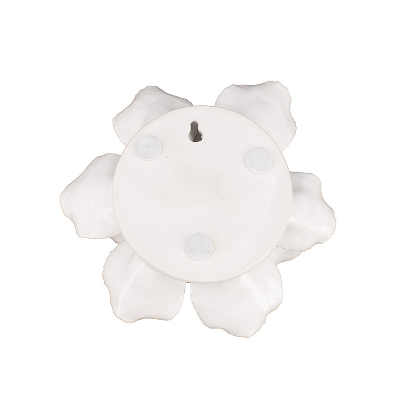 Handmade Ceramic Flower Wall Décor, Set of 2