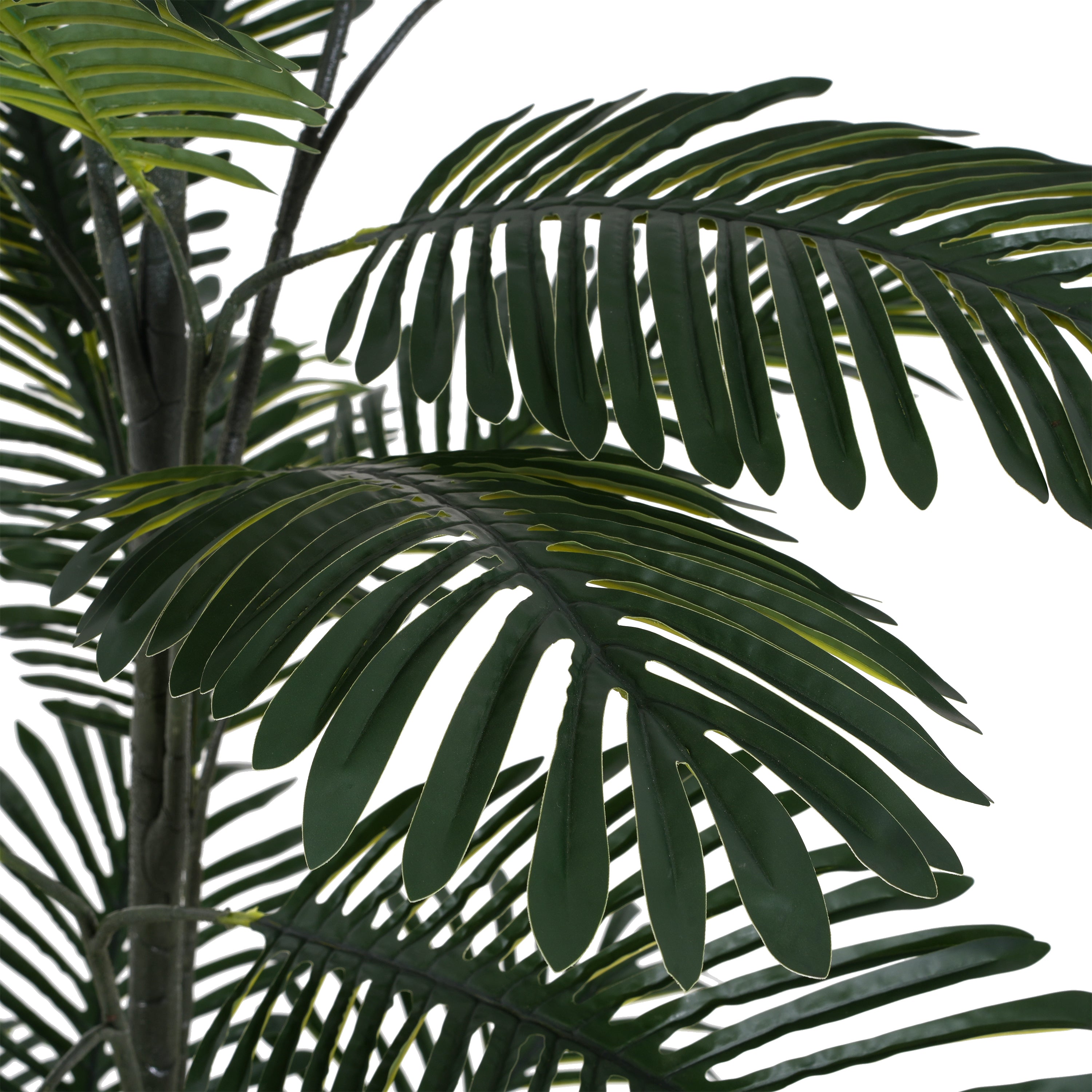 86" Artificial Palm Tree with Black Plastic Pot