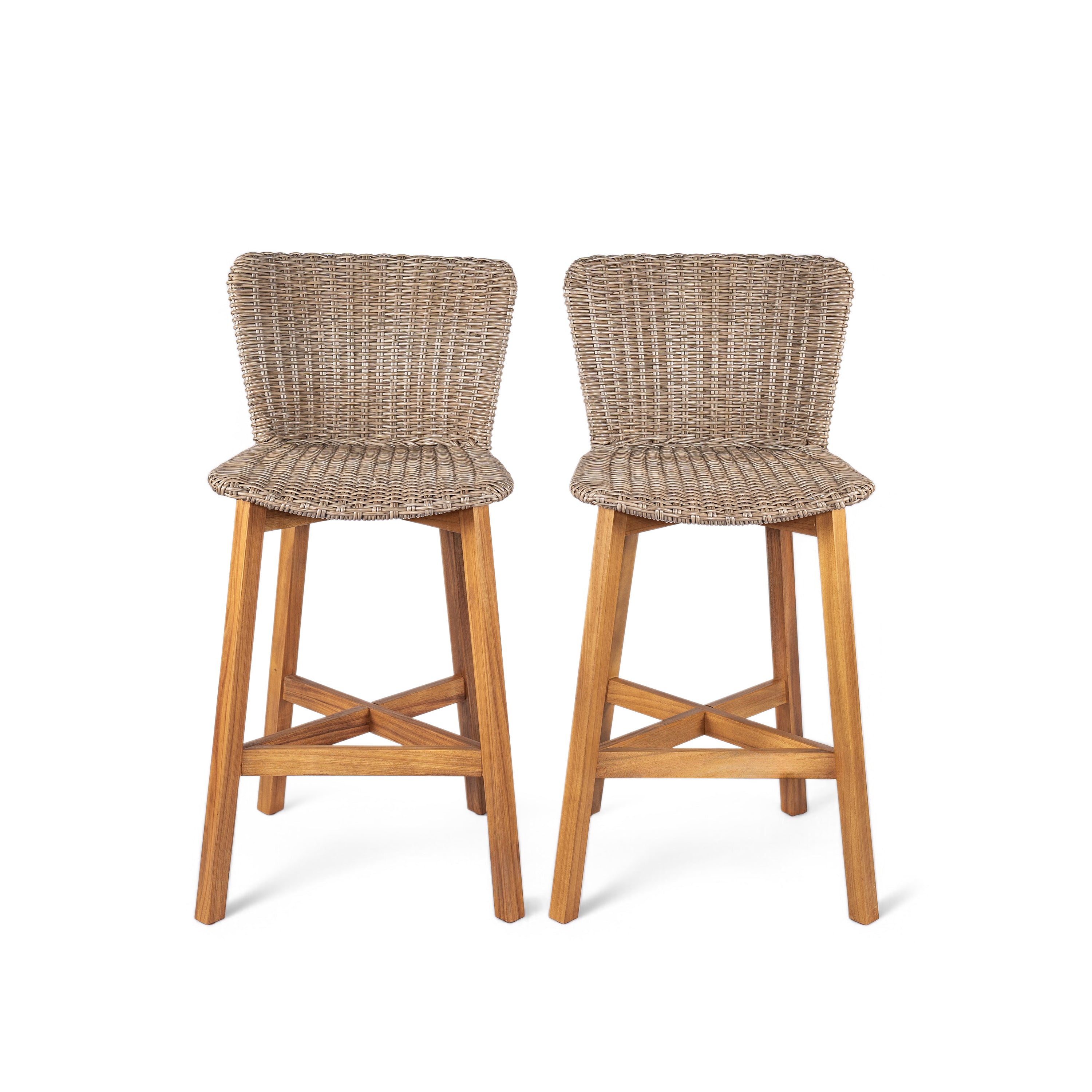 Lymington Outdoor Bar Stools, Set of 2