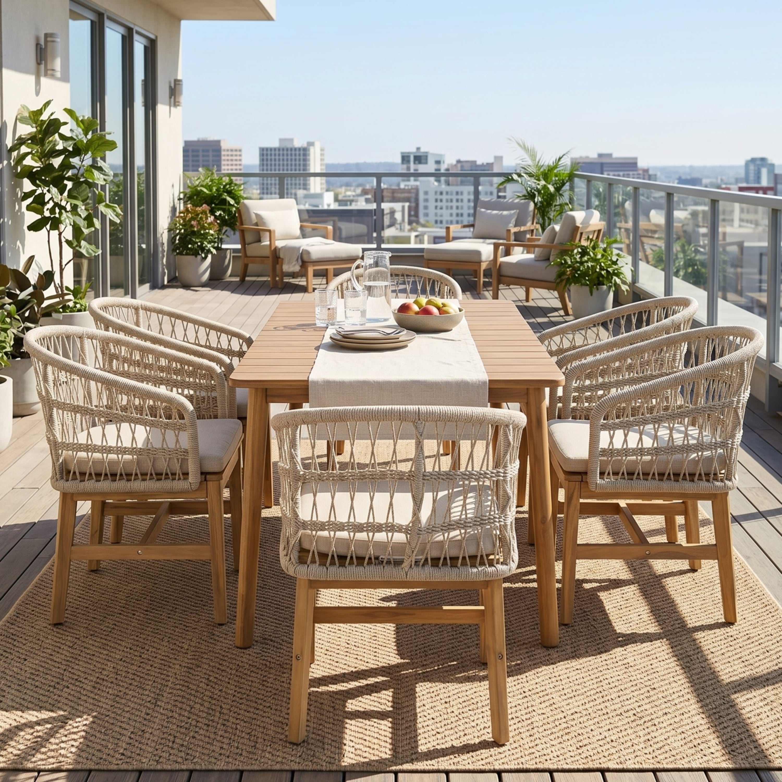 Laguna 7 Piece Outdoor Dining Set