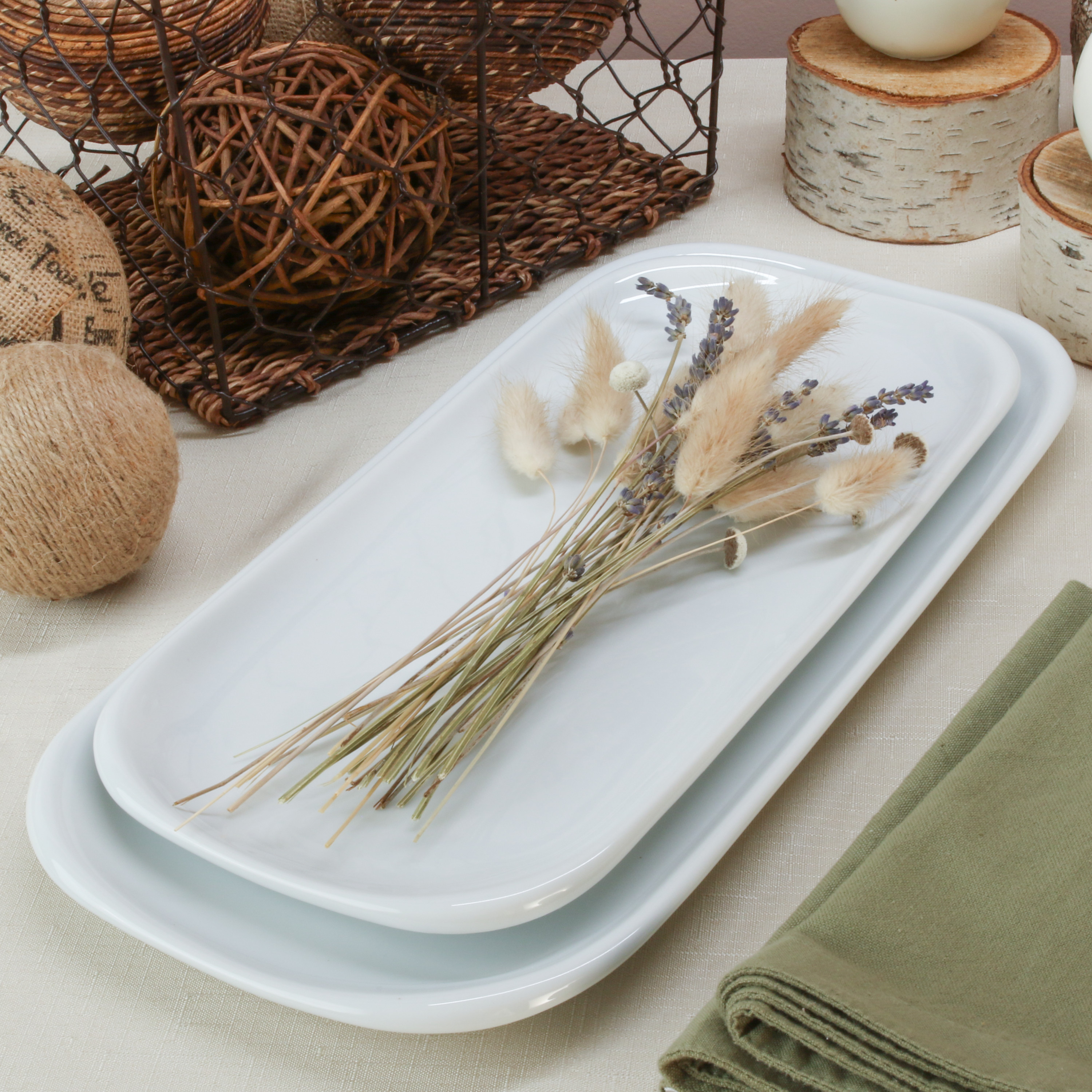 Lena Serving Platter 2 Piece Set