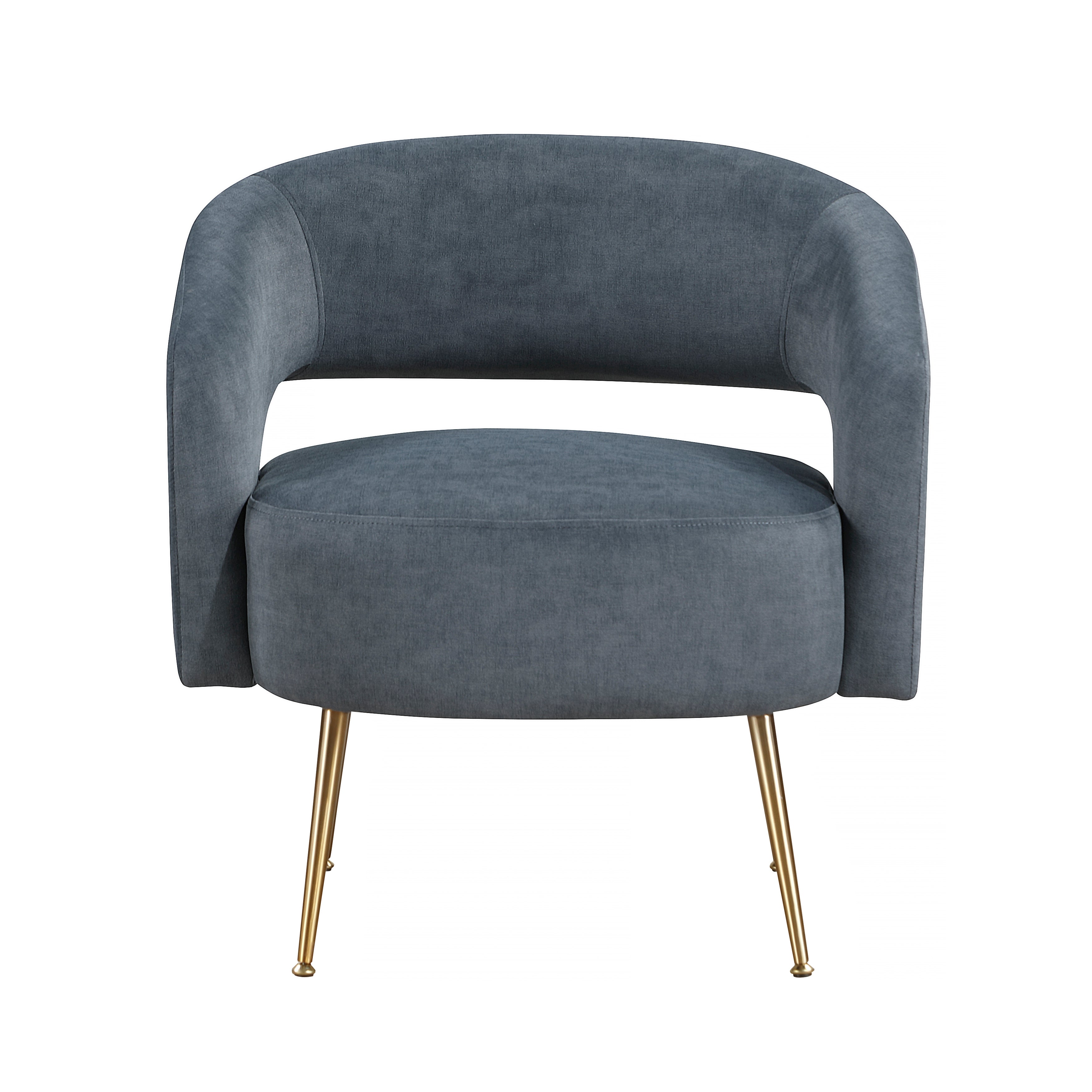 Modern Dark Green Soft Velvet Accent Chair Plush Foam Comfort Upholstery Gold Finish Legs Luxurious Living Room Furniture 1pc